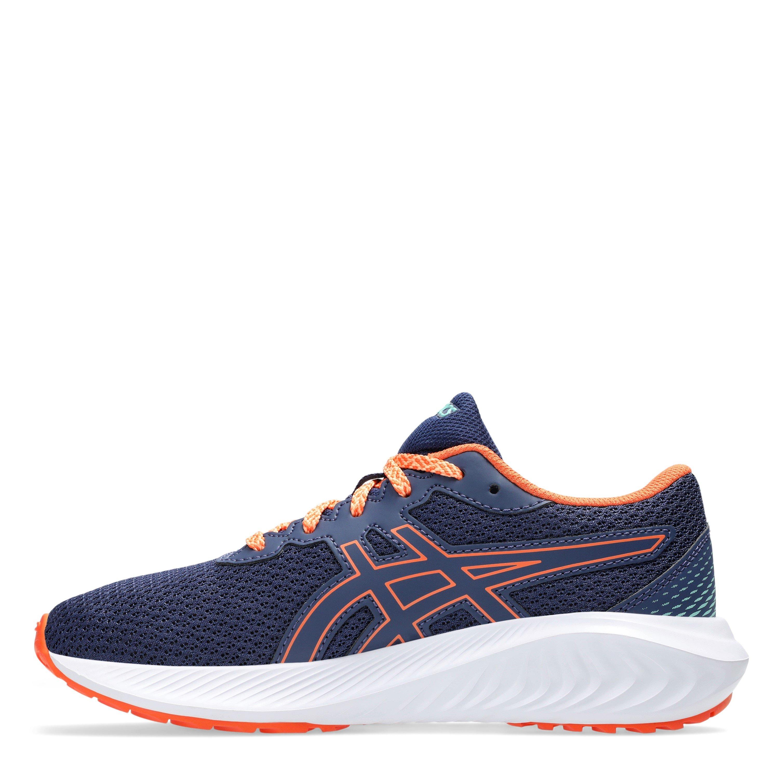 Azul/Laranja - Asics - Gel Excite 10 Grade School Running Shoes Juniors - 2