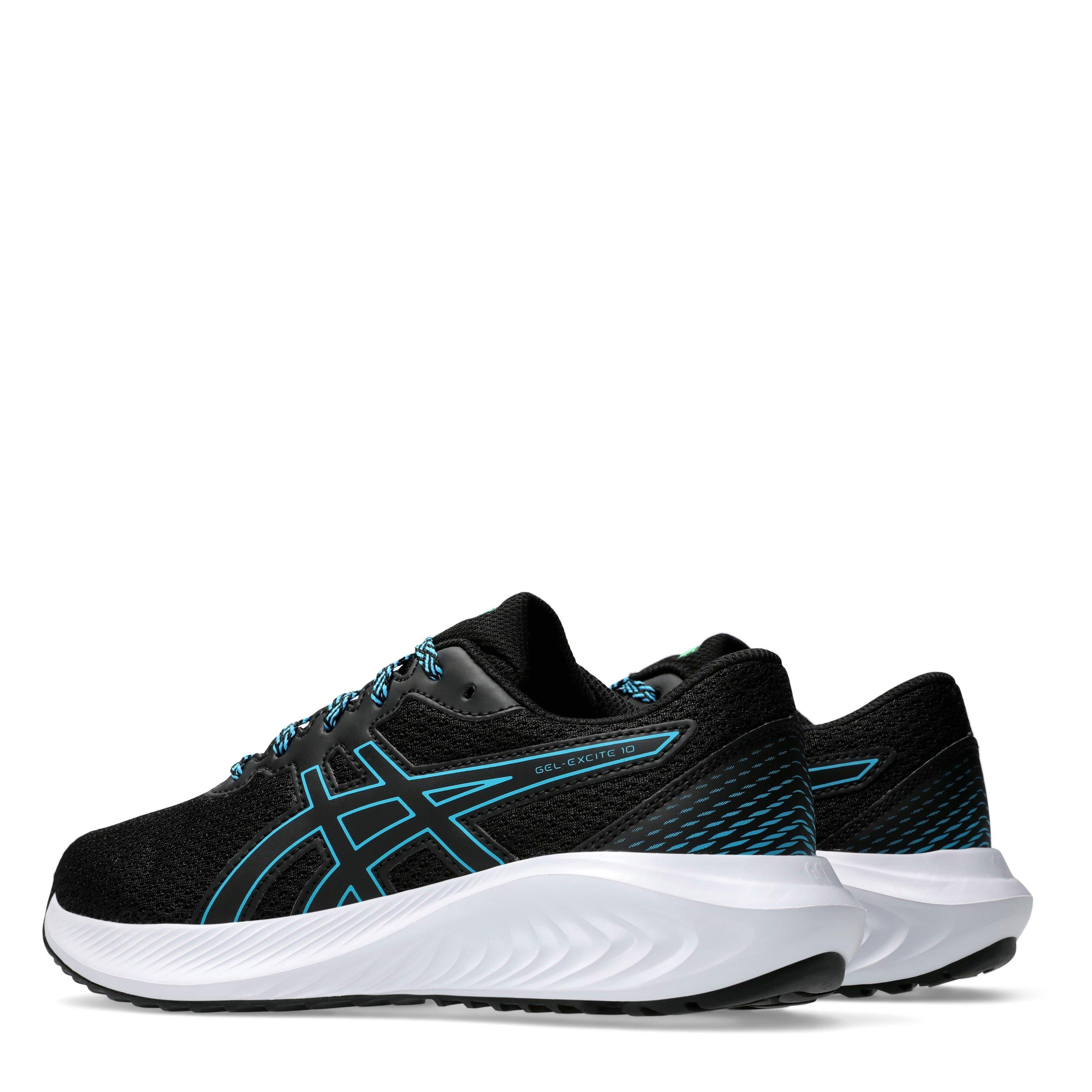 Zwart/Aqua - Asics - Gel Excite 10 Grade School Running Shoes Juniors - 5