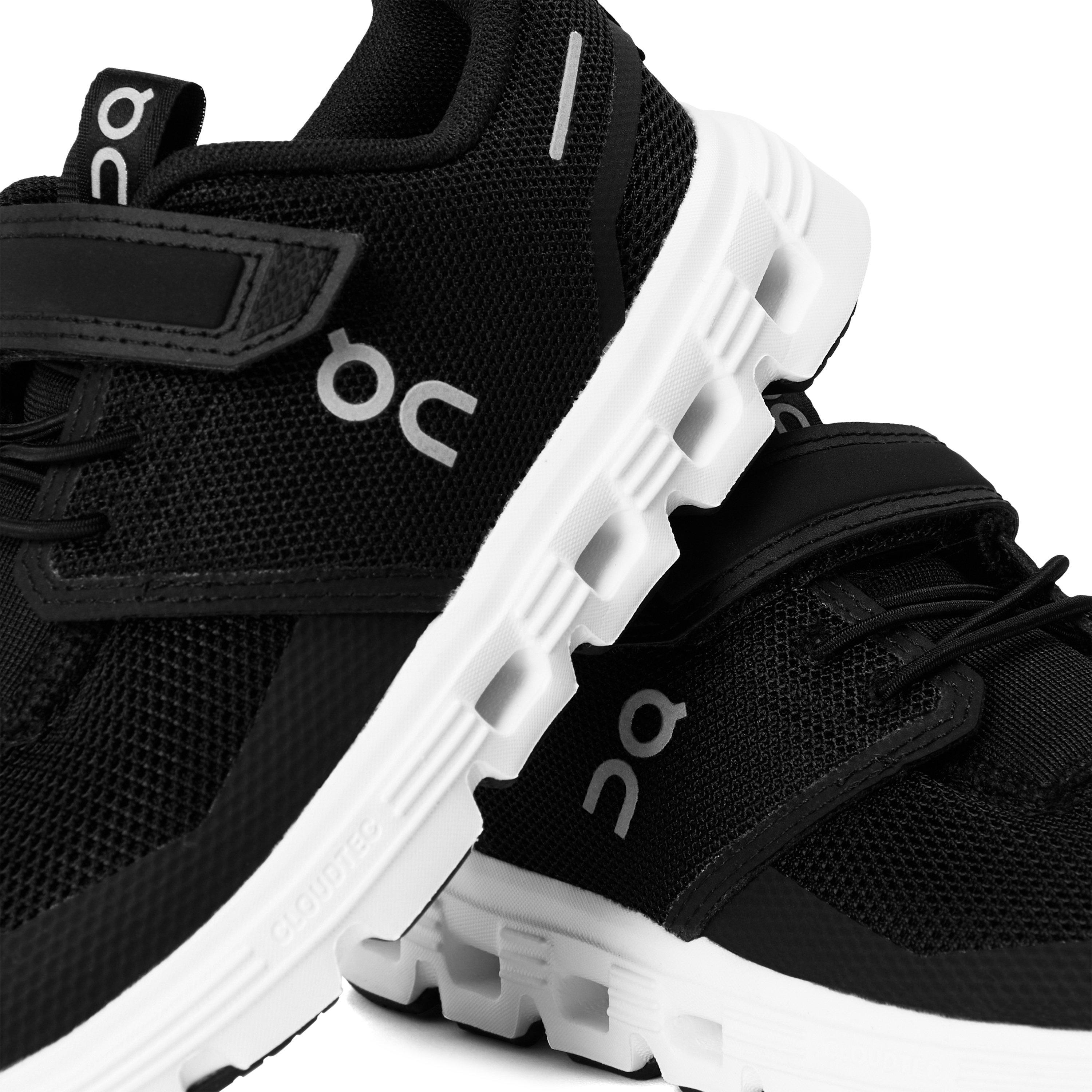 Black/White - On - Childrens Cloud Play Shoes - 3