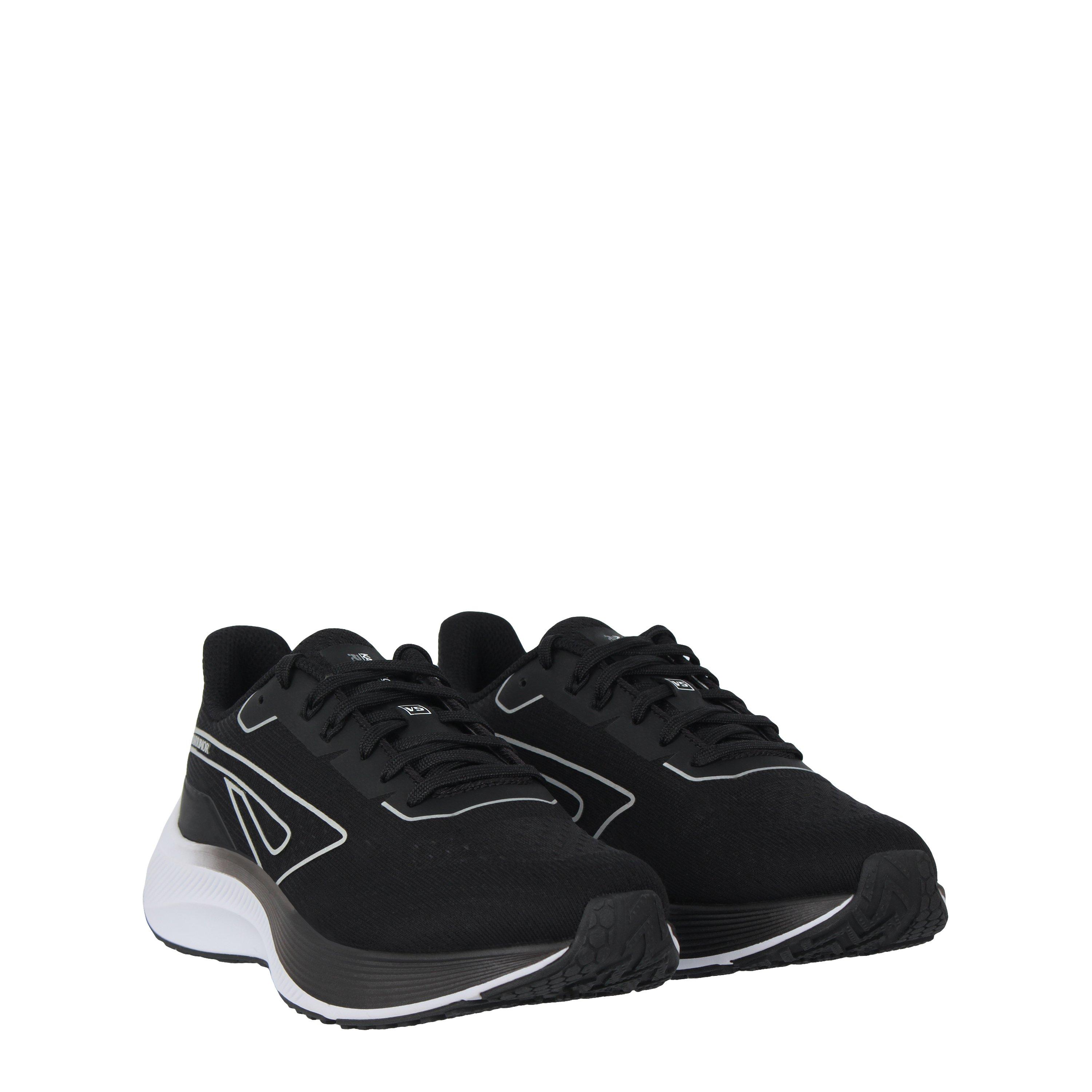 Black/White - Karrimor - Rapid 5 Road Running Shoes Junior - 3