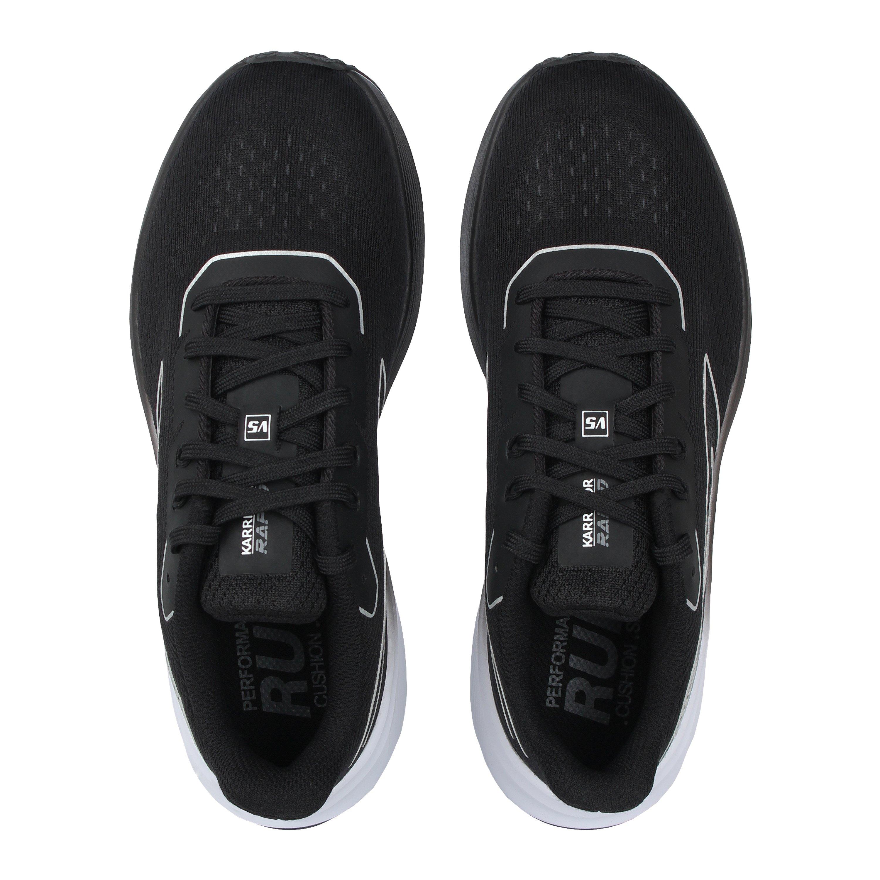 Black/White - Karrimor - Rapid 5 Road Running Shoes Junior - 5