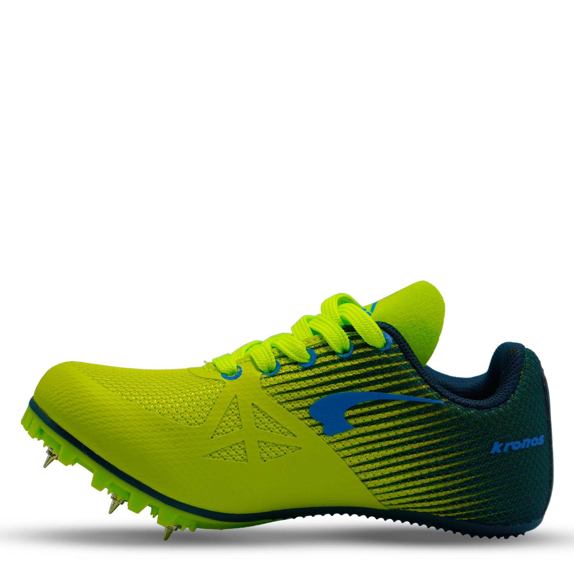 N.GREEN/ BLUE - Kronos - Kids' Flad Track Running Spikes - 2