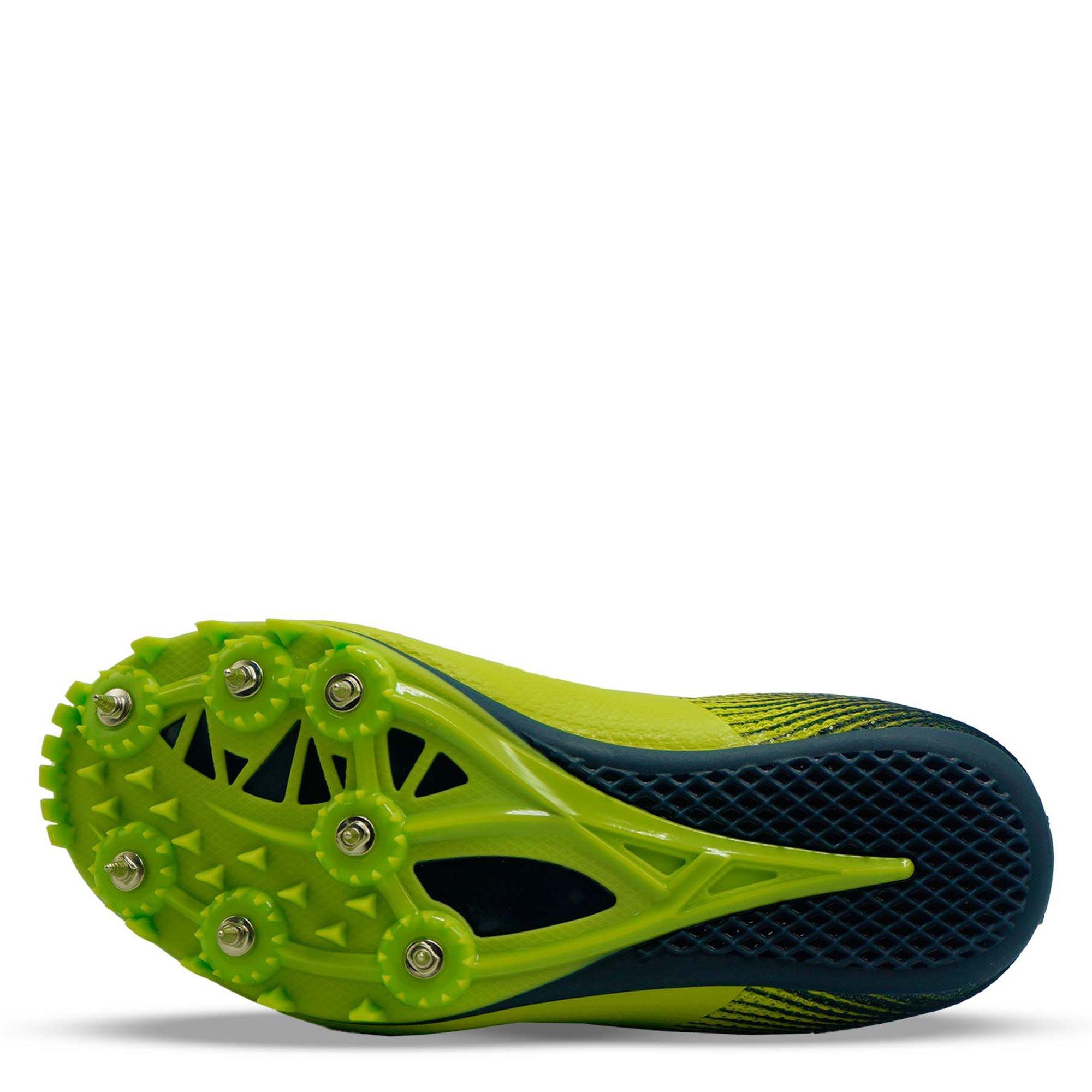 N.GREEN/ BLUE - Kronos - Kids' Flad Track Running Spikes - 3