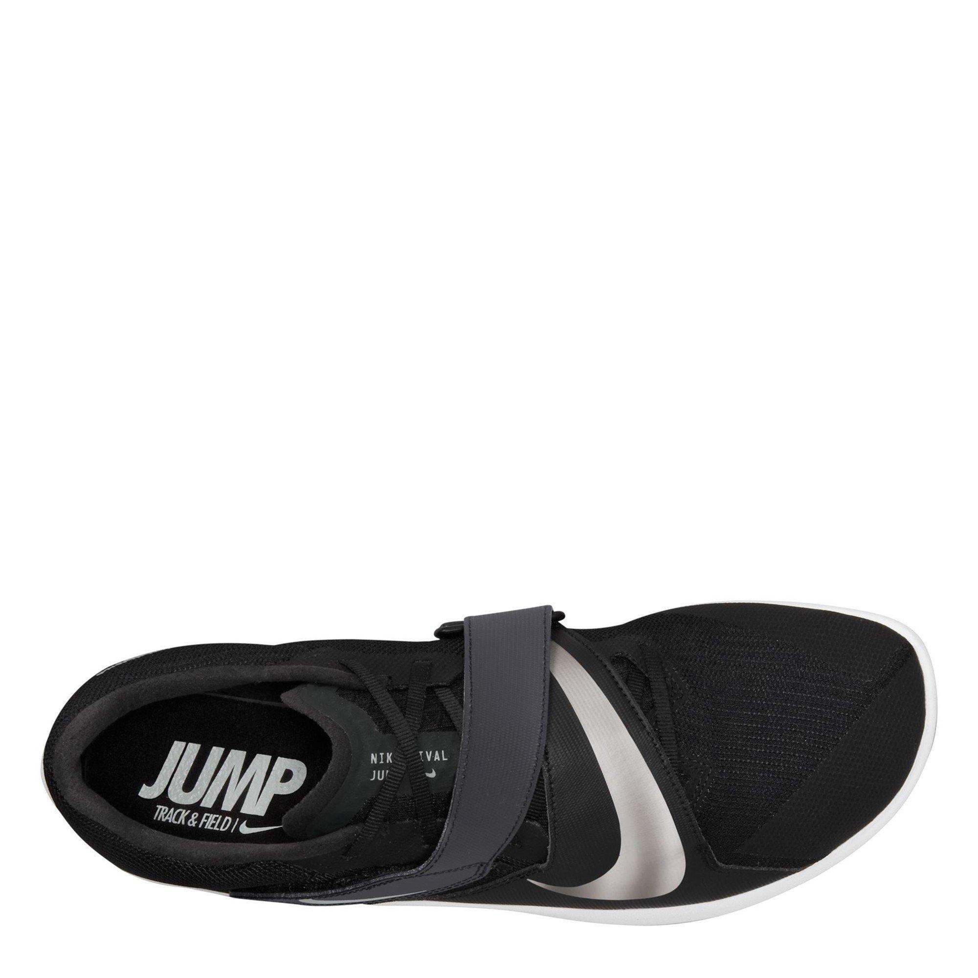 Zwart/Metallic - Nike - Men's Zoom Rival Jump Trainer Track Running Spikes - 10