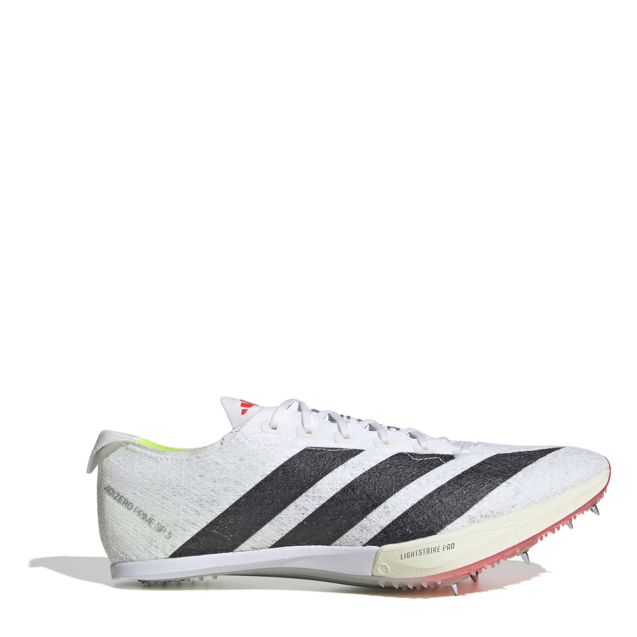 Adidas  Adizero Track Running Spikes Adults - White/Core Blck - 7.5 (41.3)