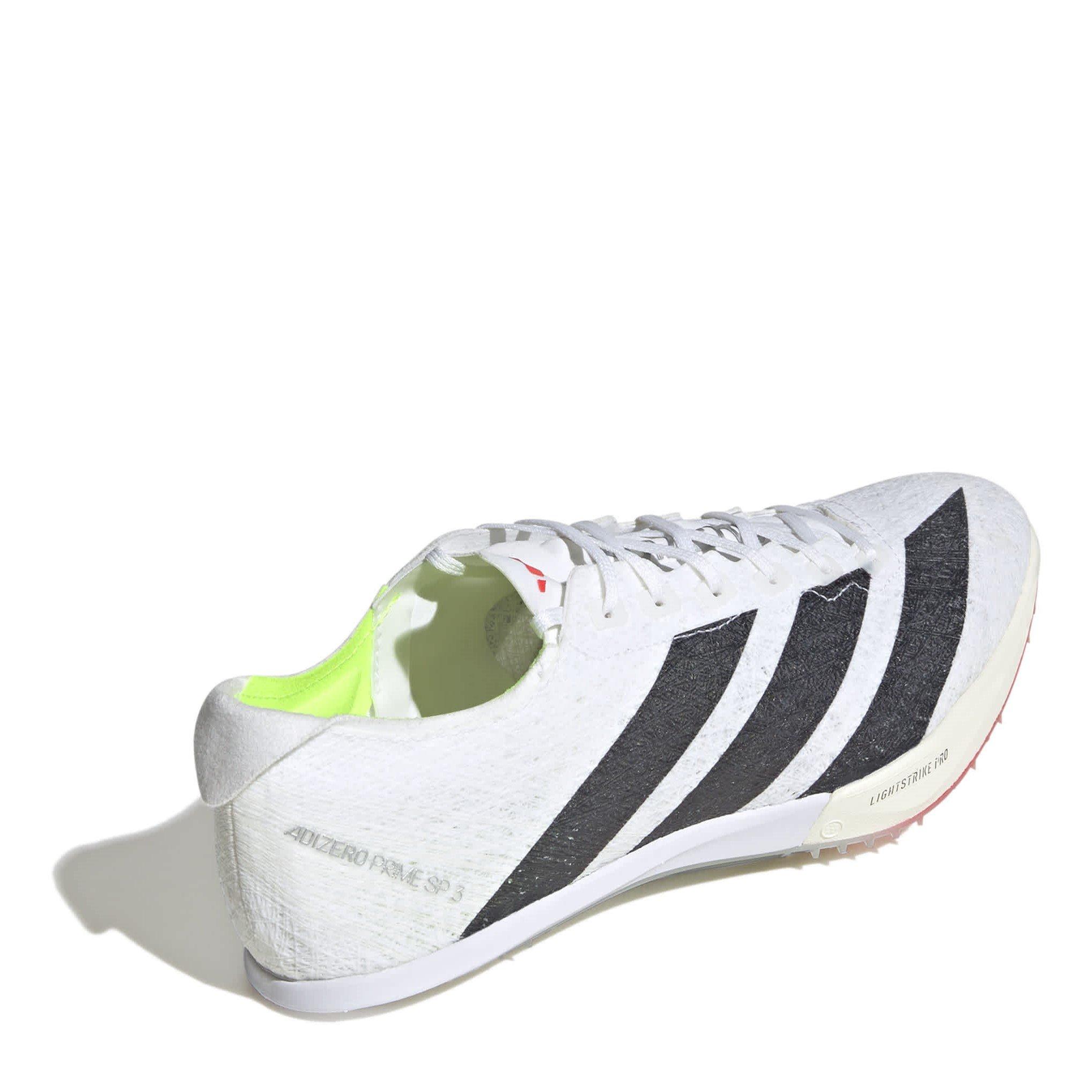 White/Core Blck - adidas - Adizero Track Running Spikes Adults - 4