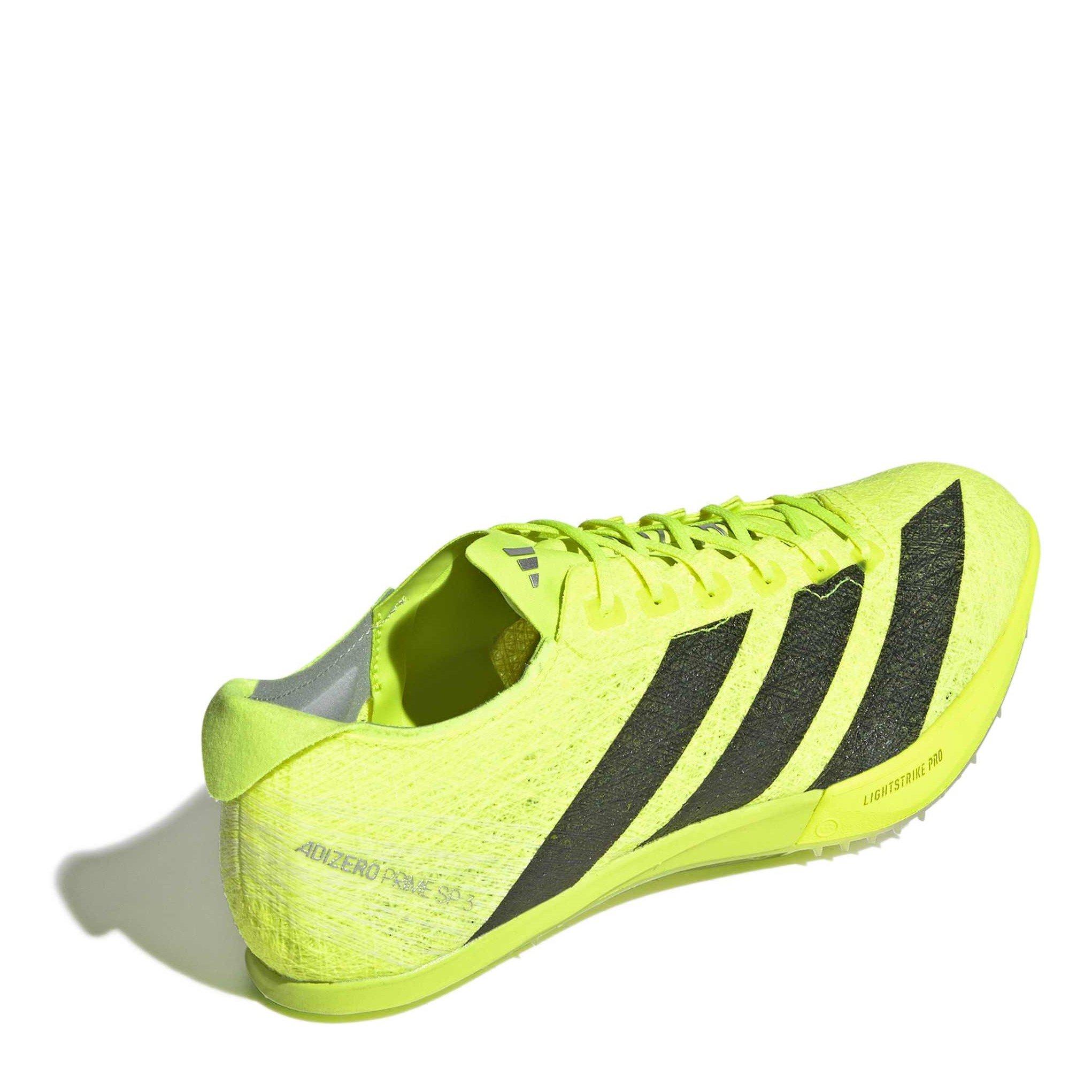 Lucid Lemon/Blk - adidas - Adizero Track Running Spikes Adults - 4