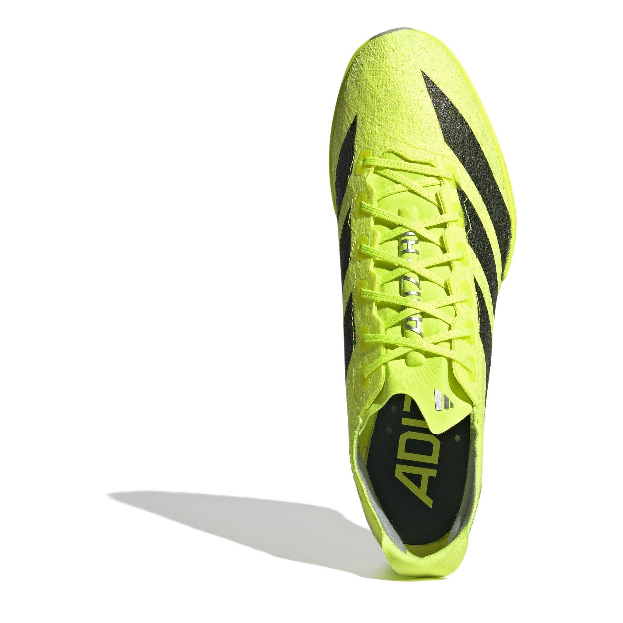 Lucid Lemon/Blk - adidas - Adizero Track Running Spikes Adults - 5