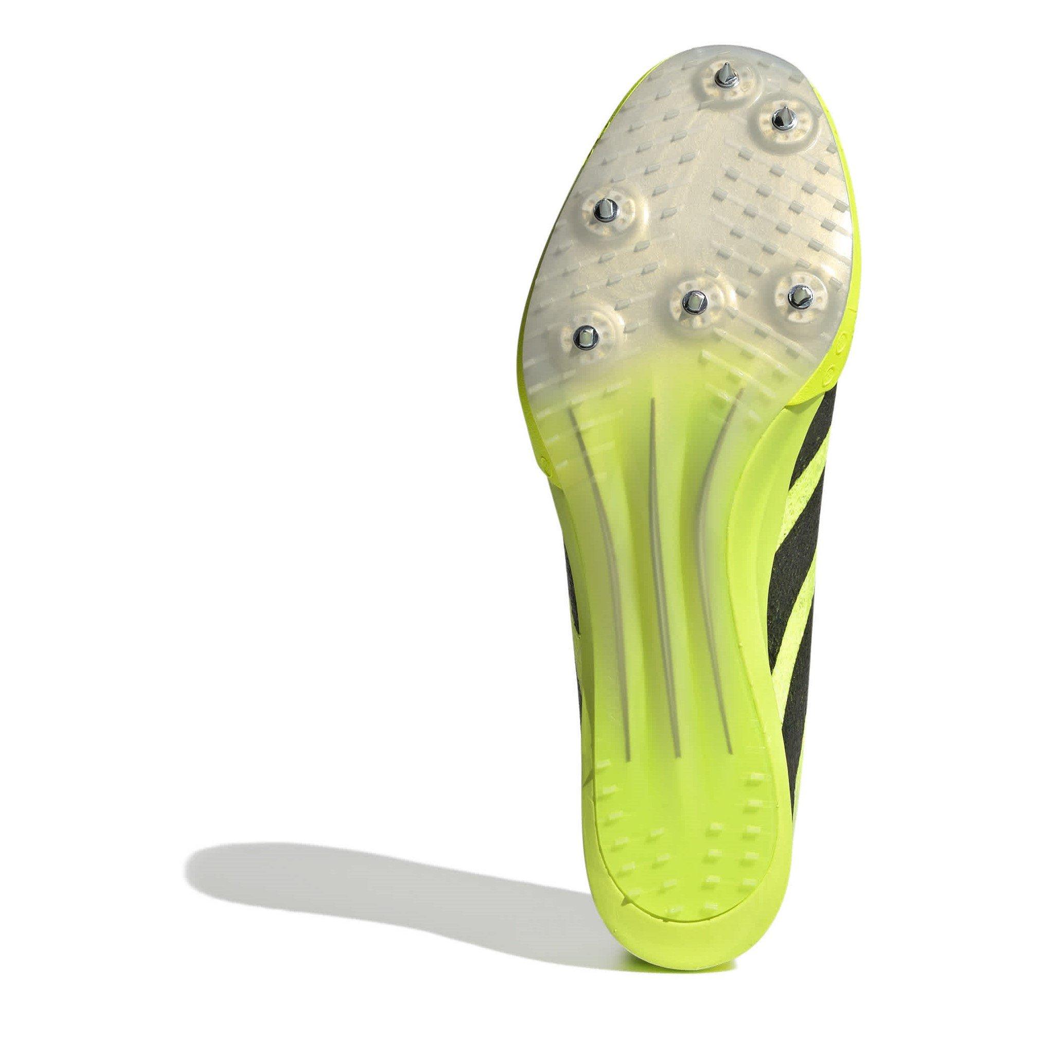 Lucid Lemon/Blk - adidas - Adizero Track Running Spikes Adults - 6