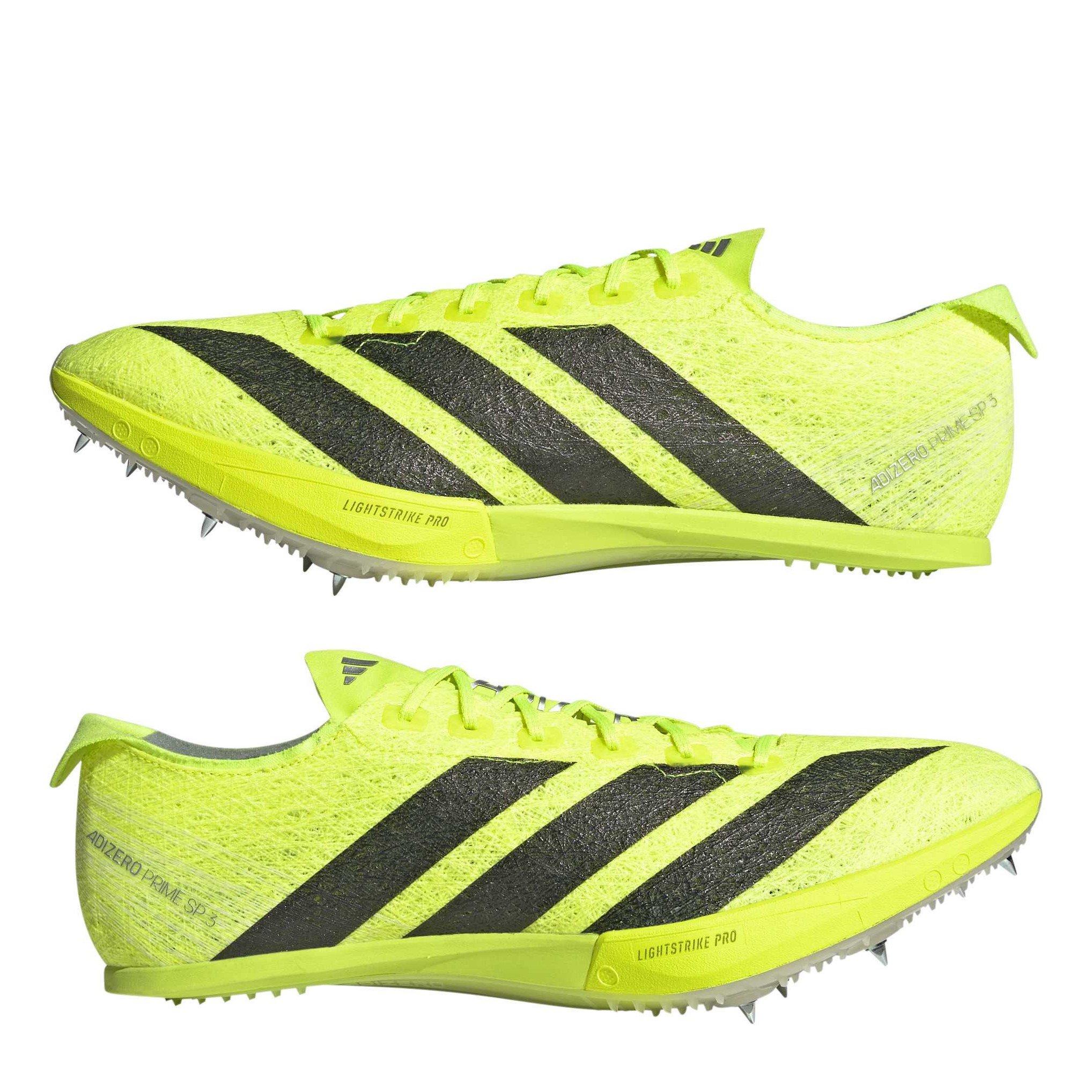 Lucid Lemon/Blk - adidas - Adizero Track Running Spikes Adults - 9