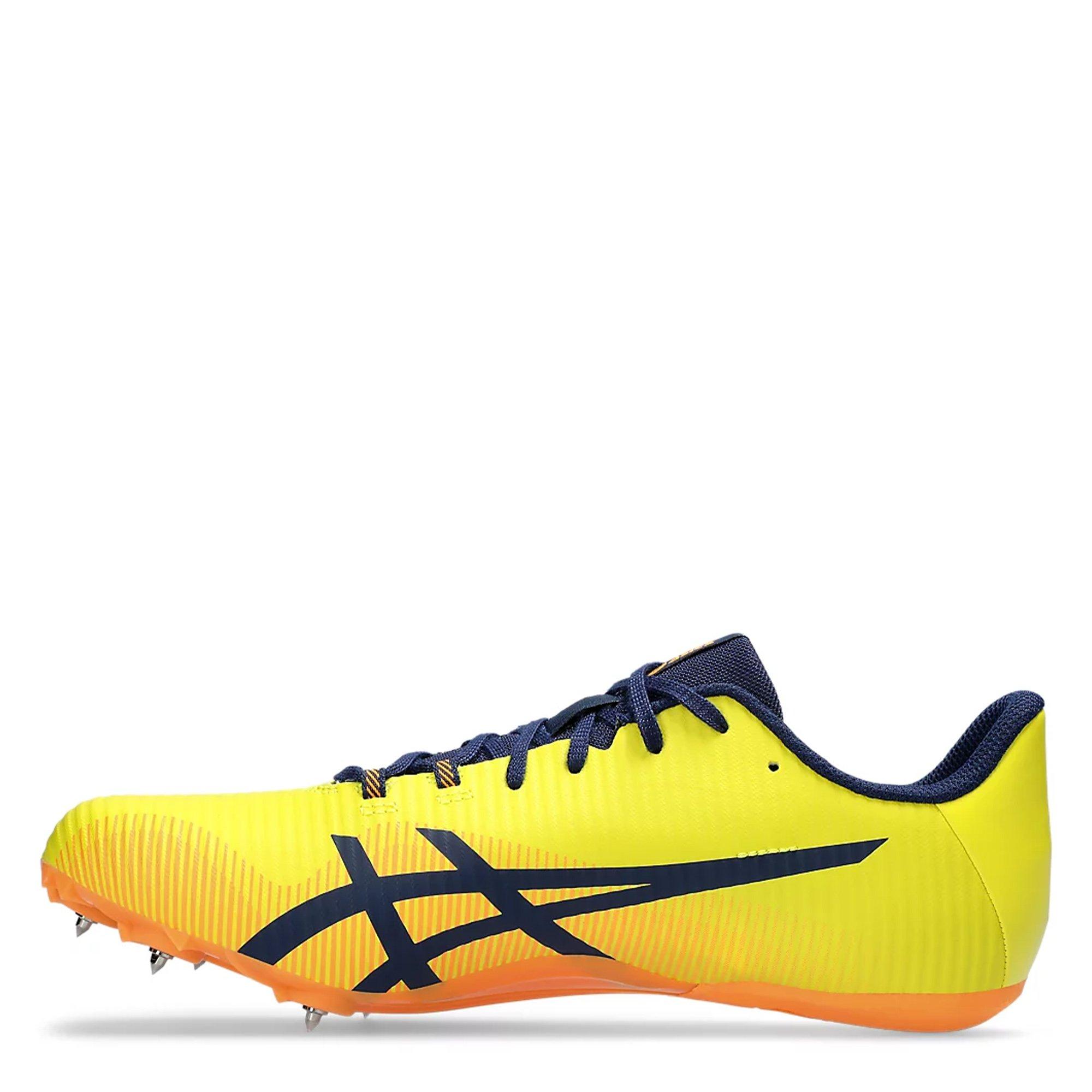 Yellow/Blue Exp - Asics - Hypersprint 8 Mens Track Running Shoes - 2