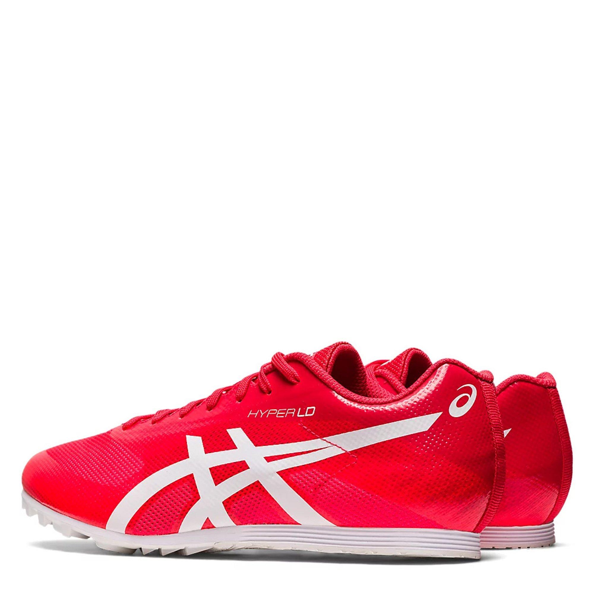 DIVA PINK/WHITE - Asics - asics Hyper LD 6 Mens Track Running Shoes - 6