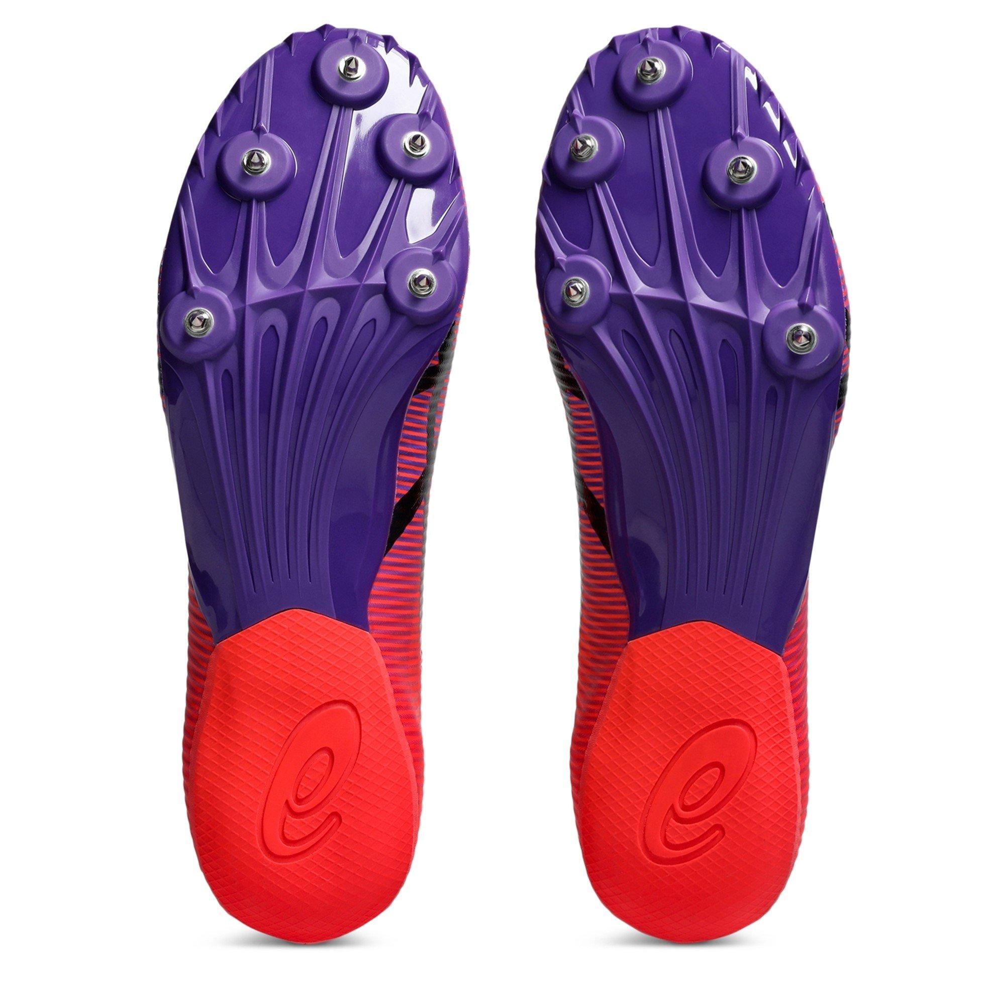 FLASH RED/BLACK - Asics - Hypersprint 8 Mens Track Running Shoes - 3