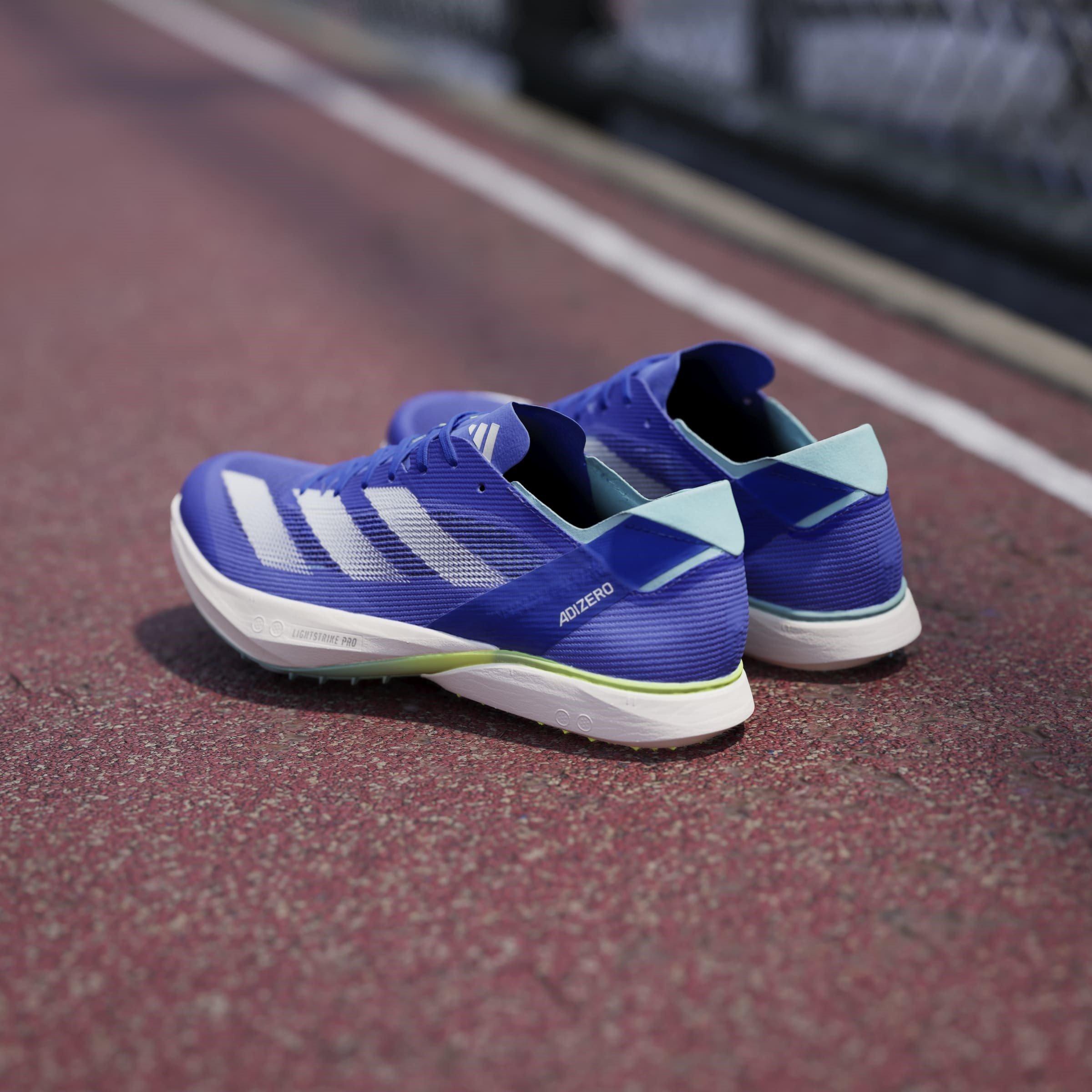 Blue/Met/Lmn - adidas - Adizero Avanti Running Shoes - 14