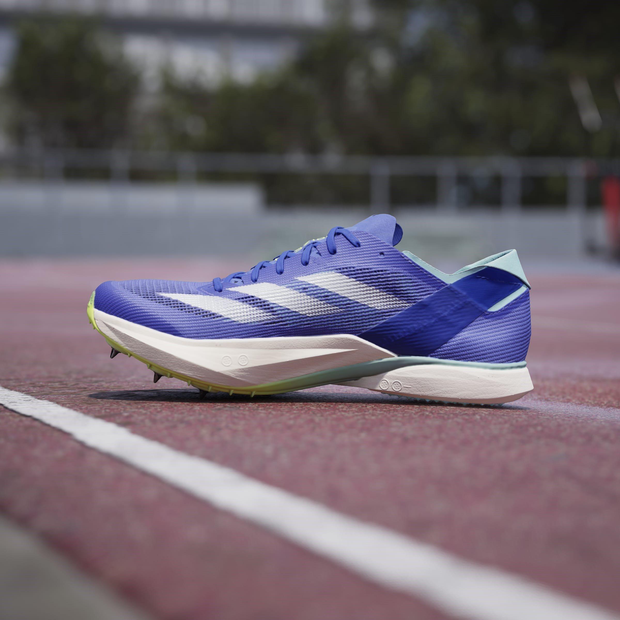 Blue/Met/Lmn - adidas - Adizero Avanti Running Shoes - 15