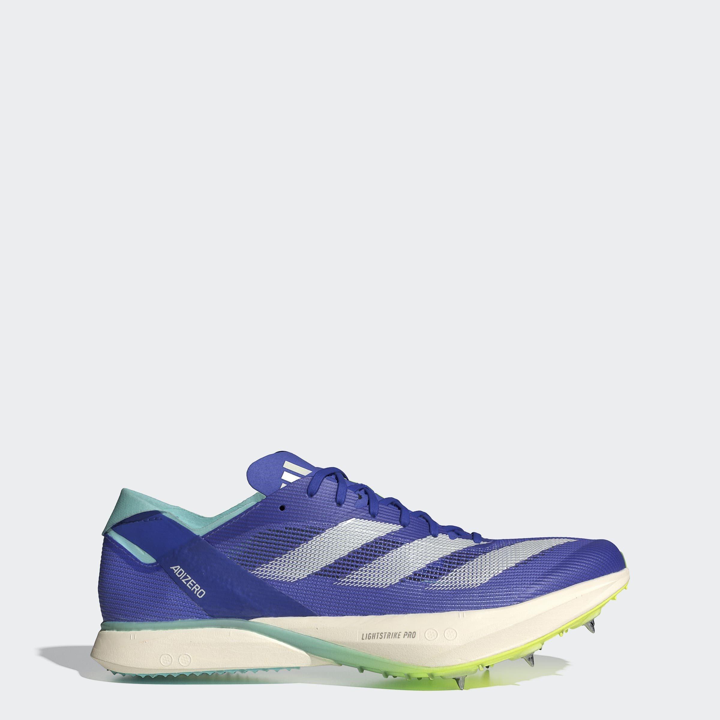 Blue/Met/Lmn - adidas - Adizero Avanti Running Shoes - 10