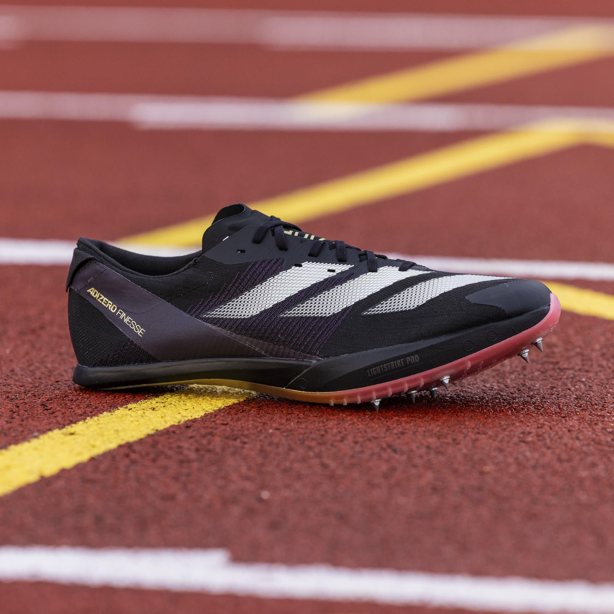 Blk/Met/Sprk - adidas - Adizero Finesse Running Spikes Mens - 11