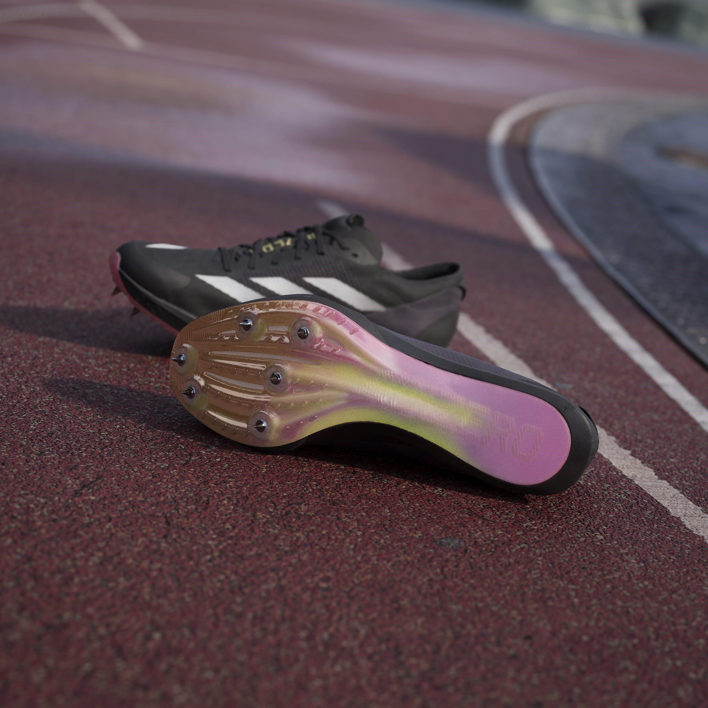 Blk/Met/Sprk - adidas - Adizero Finesse Running Spikes Mens - 14