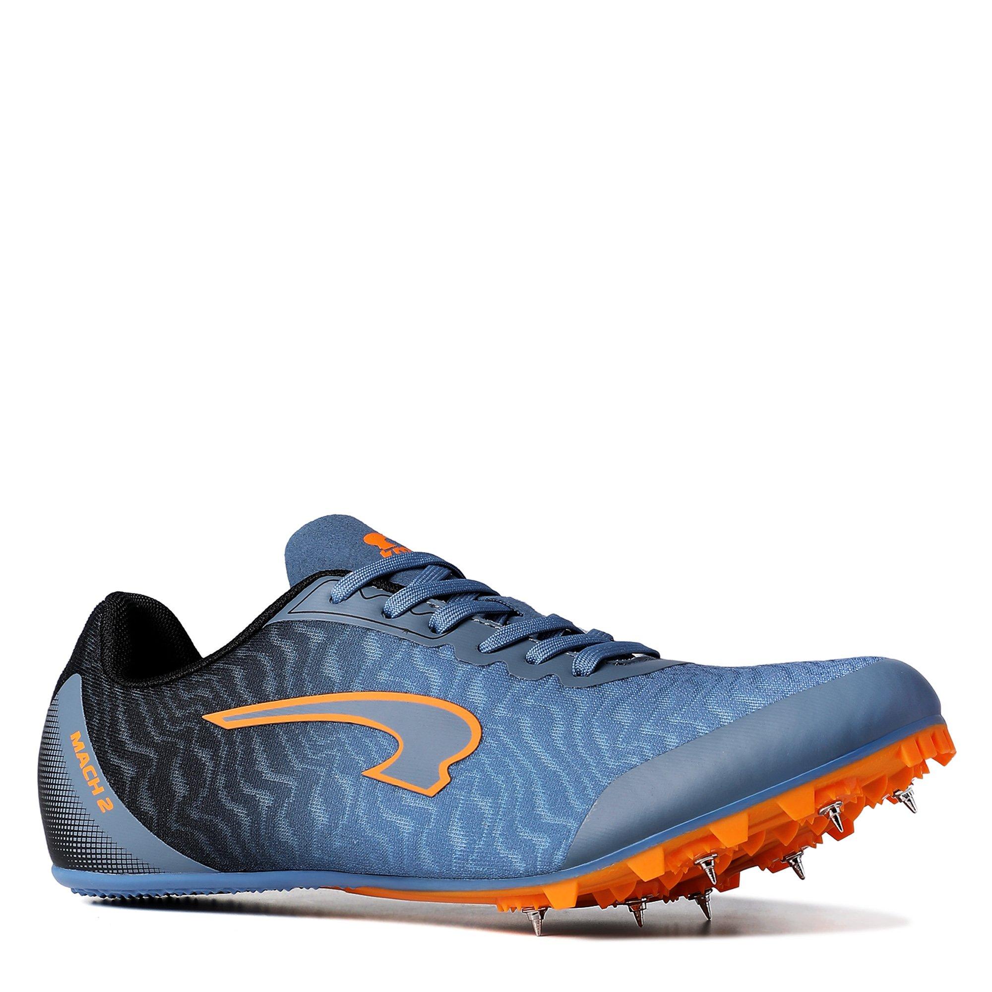 GREY/ORG  - Kronos - Mach Track Shoes Mens - 4
