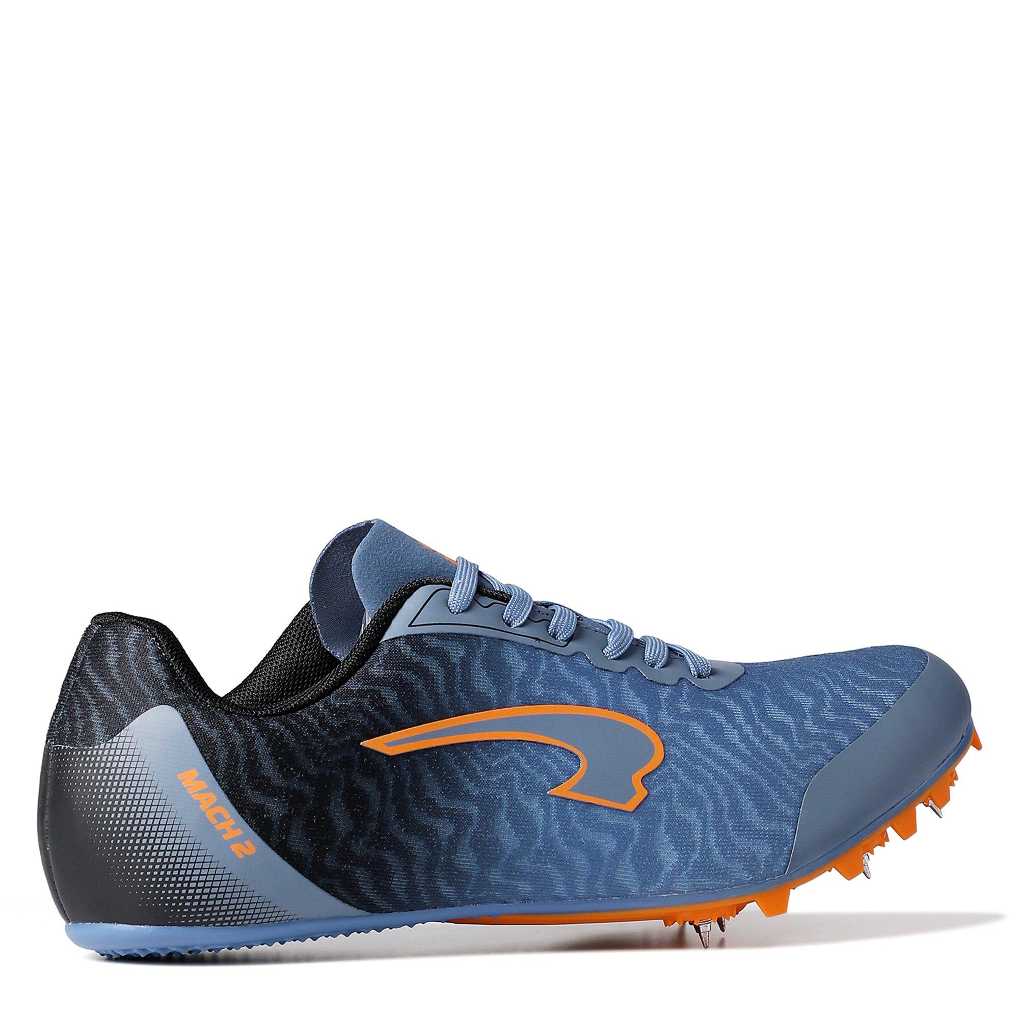 GREY/ORG  - Kronos - Mach Track Shoes Mens - 5