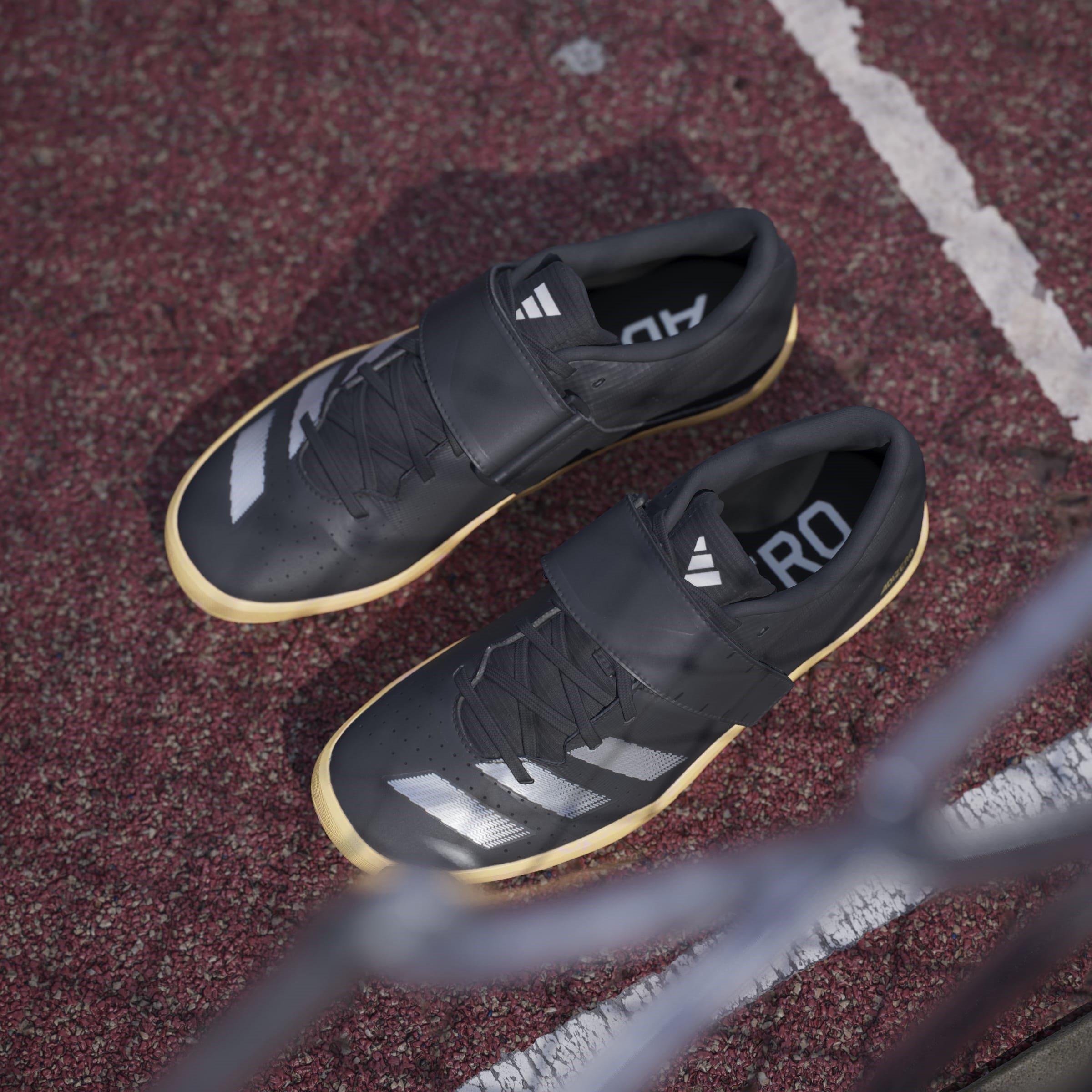 Blk/Met/Sprk - adidas - Adizero Throws Running Spikes Juniors - 16