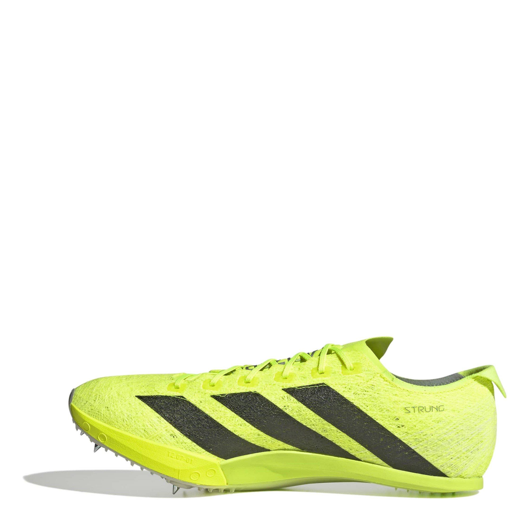 Lucid Lemon/Blk - adidas - Adizero Track Running Spikes Kids - 2