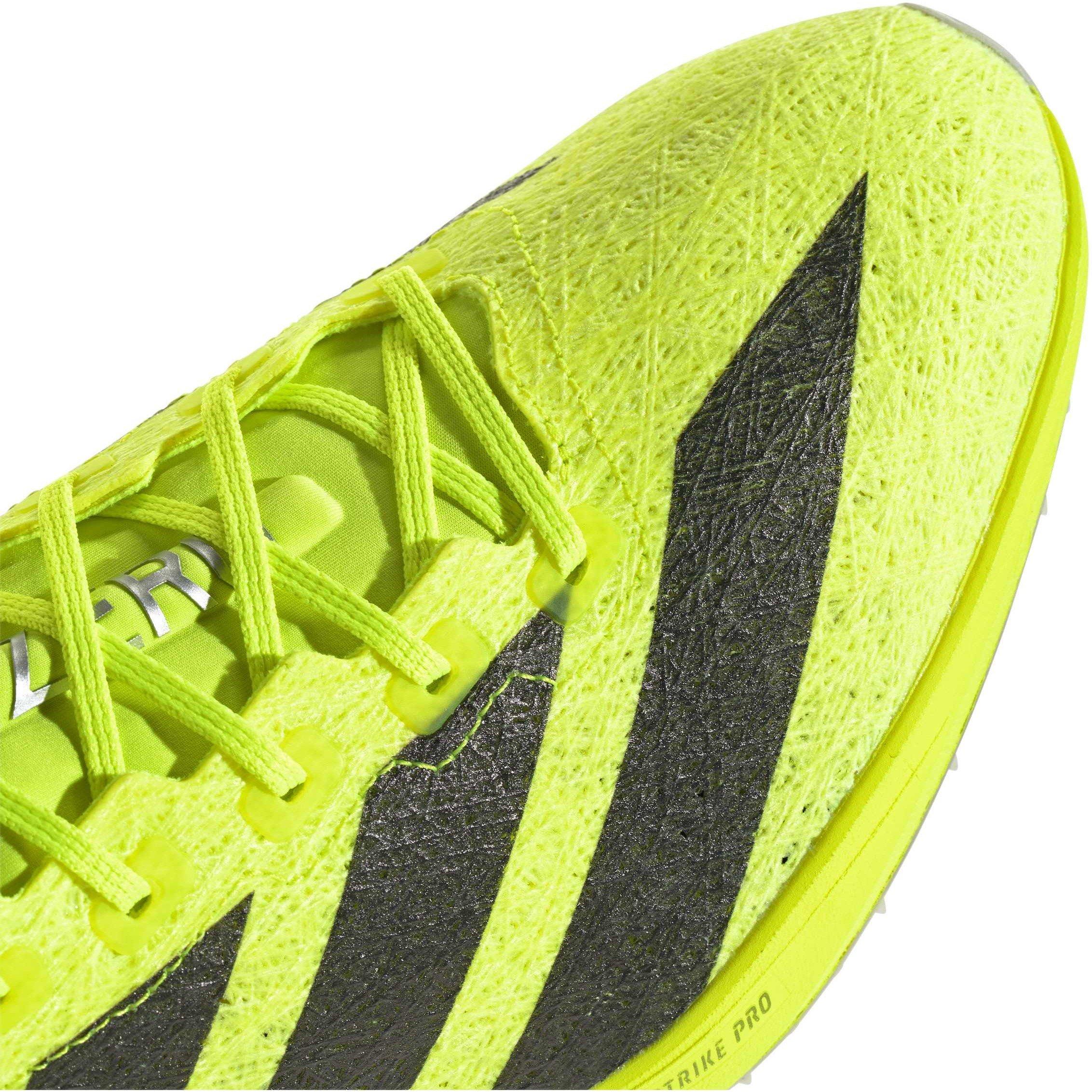 Lucid Lemon/Blk - adidas - Adizero Track Running Spikes Kids - 7