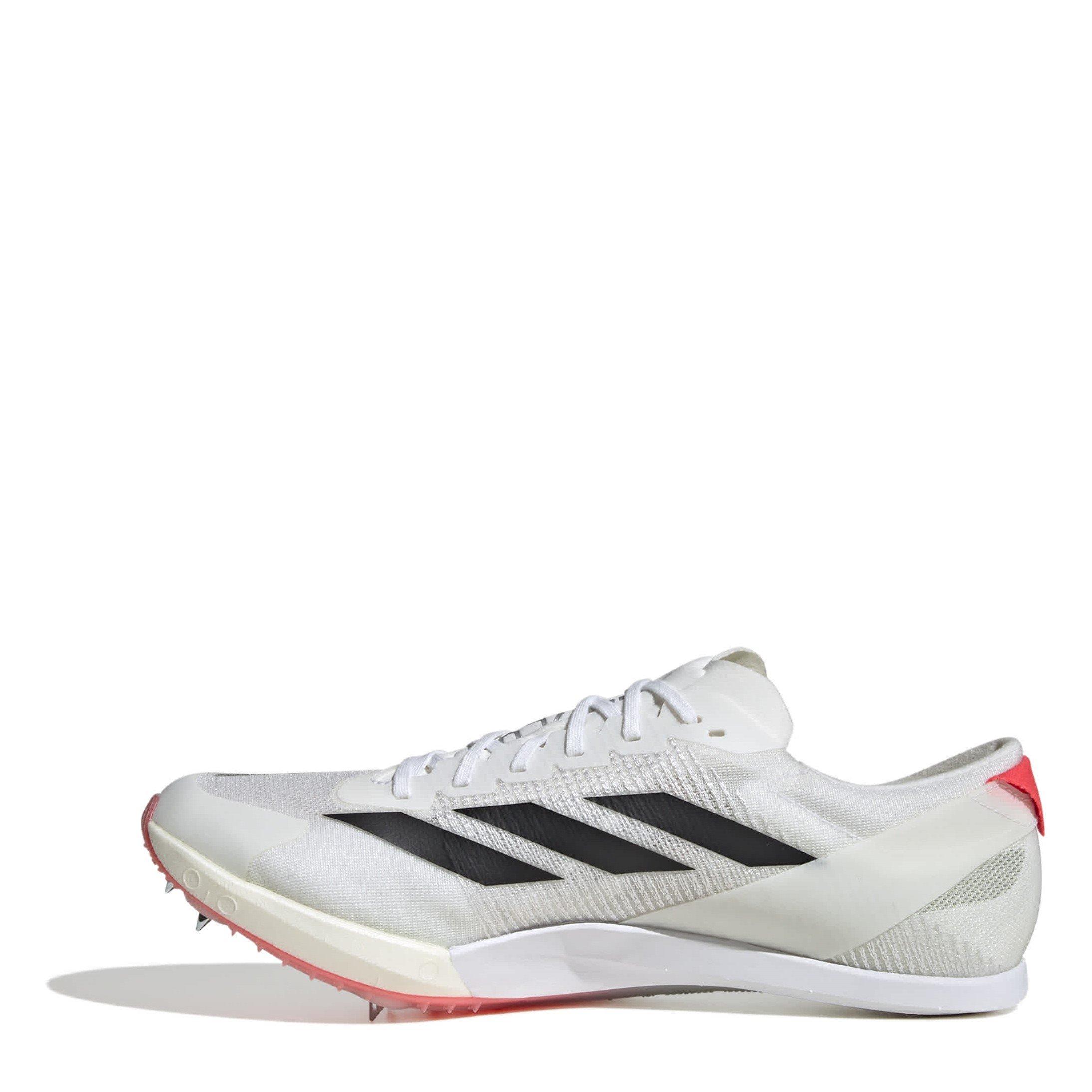 Hvid/Sort/Rød - adidas - Adults Adizero Finesse Track Running Spikes - 2