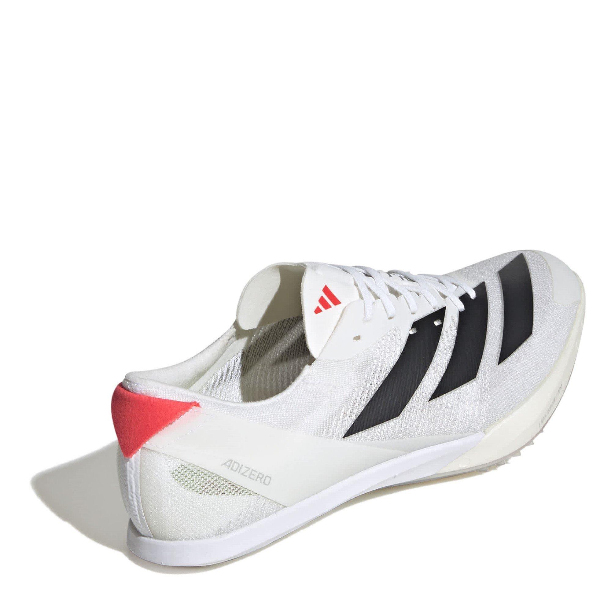 Hvid/Sort/Rød - adidas - Adults Adizero Finesse Track Running Spikes - 4