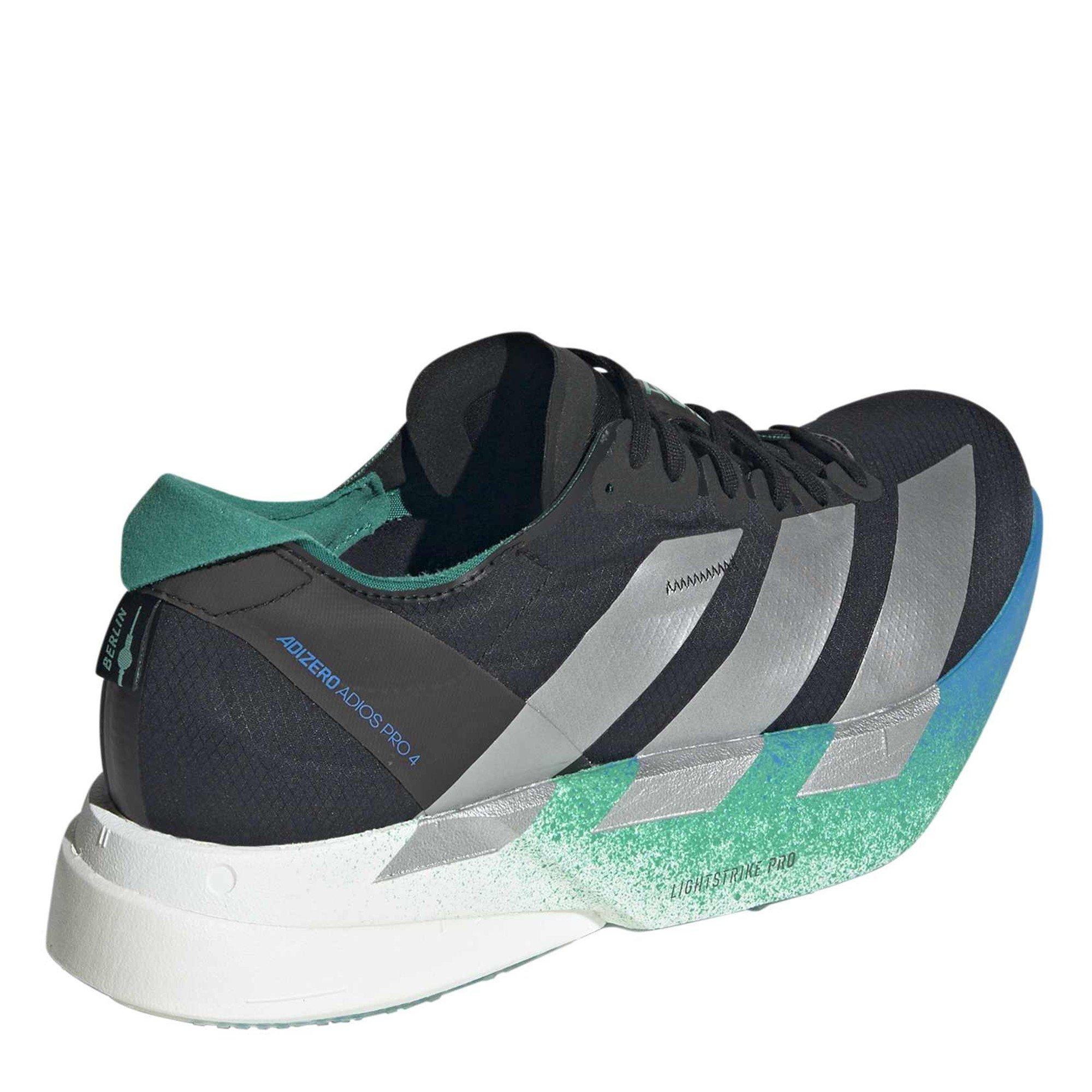 Core Black - adidas - Men's Adizero Adios Pro 4 Track Running Shoes - 4
