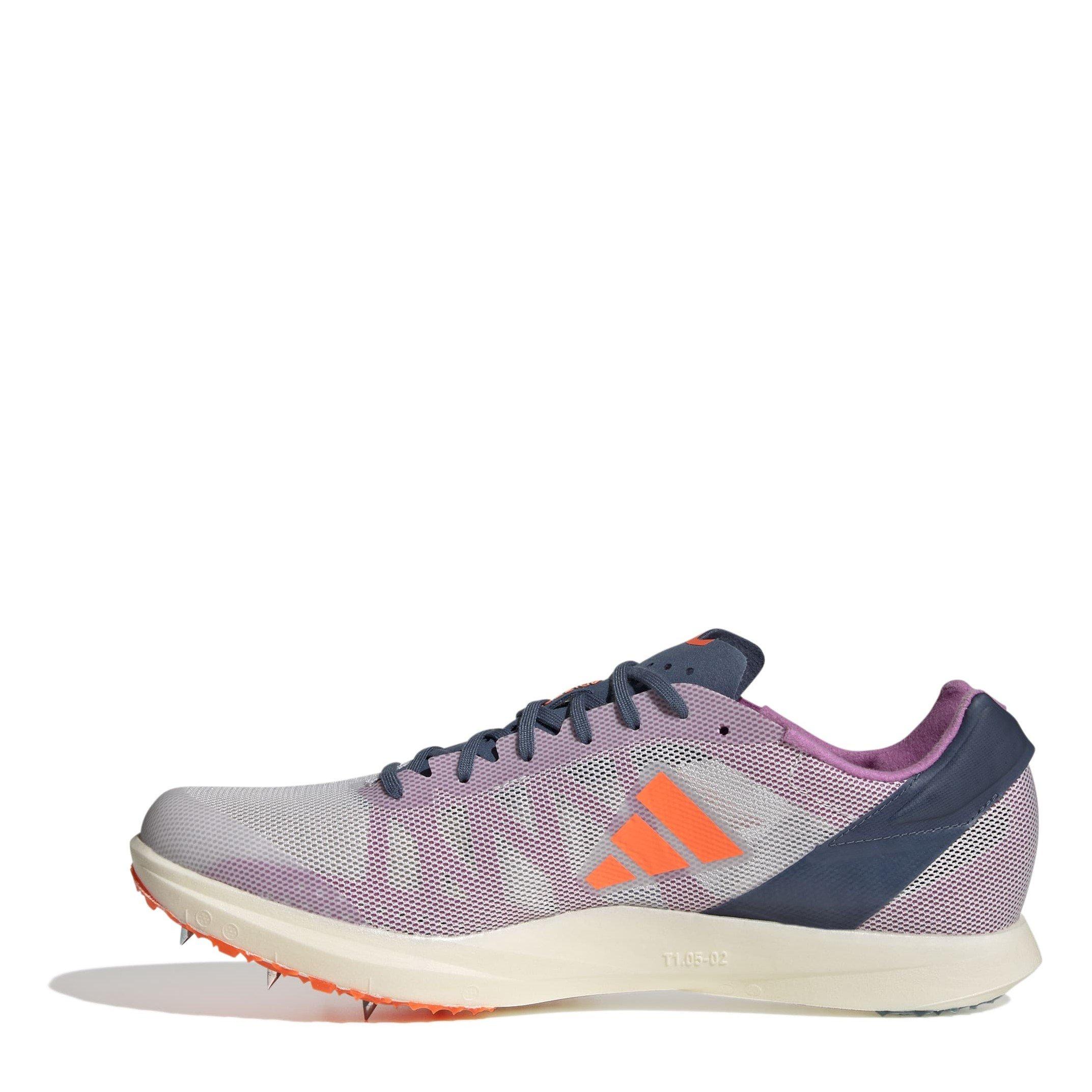 Grey/Sorang - adidas - Adizero Avanti Track Running Spike - 2