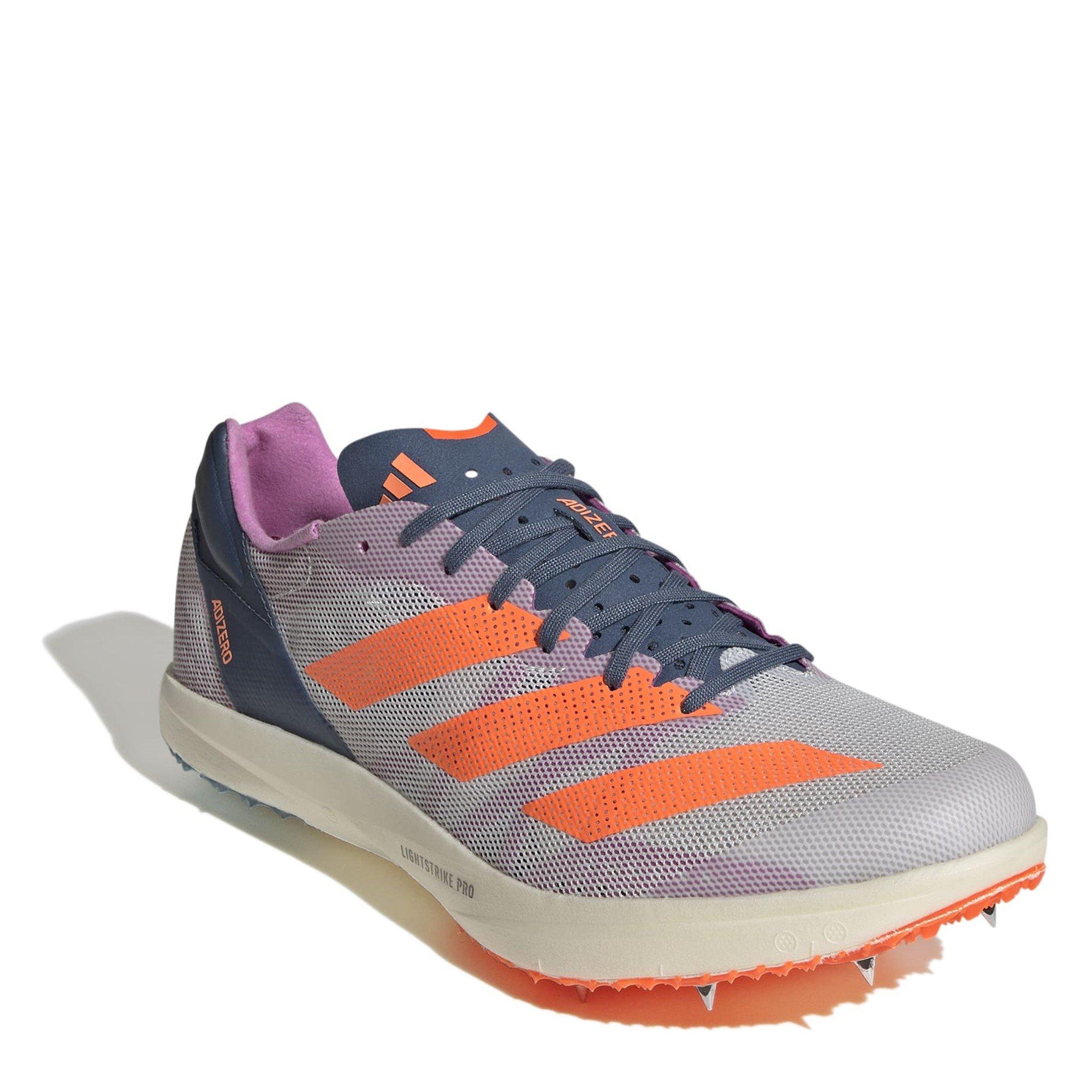 Grey/Sorang - adidas - Adizero Avanti Track Running Spike - 3