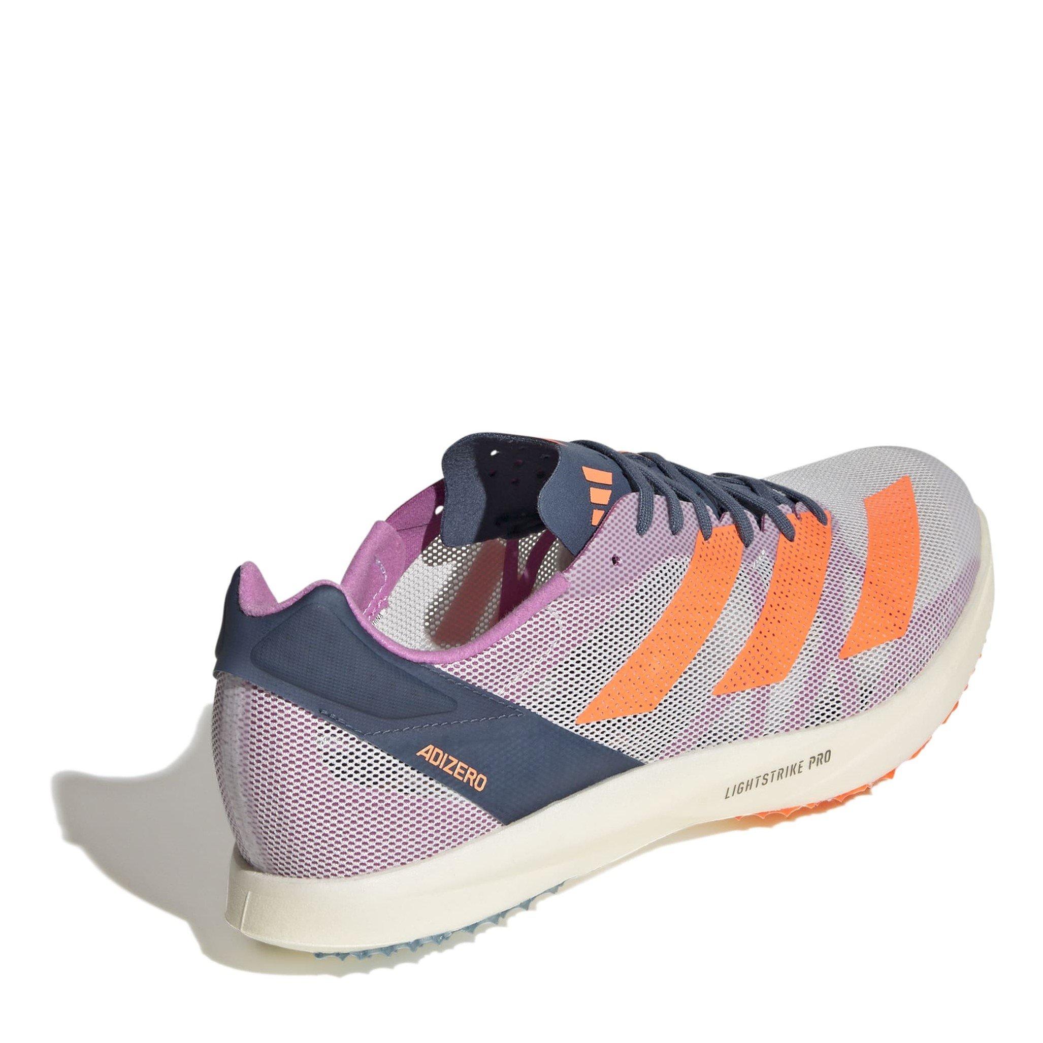 Grey/Sorang - adidas - Adizero Avanti Track Running Spike - 4