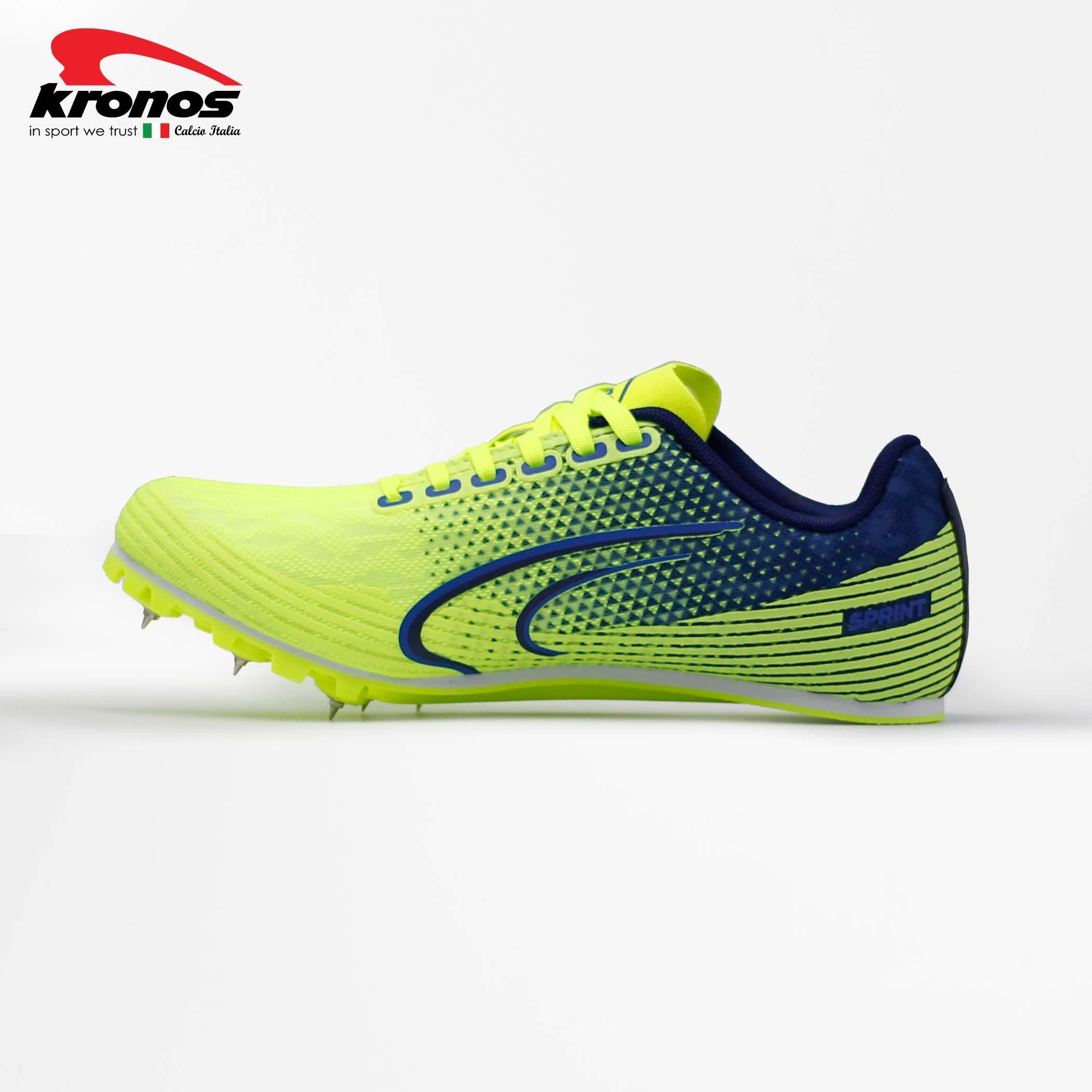 PINK/LT GREEN - Kronos - Men's Track Running Spikes - 2