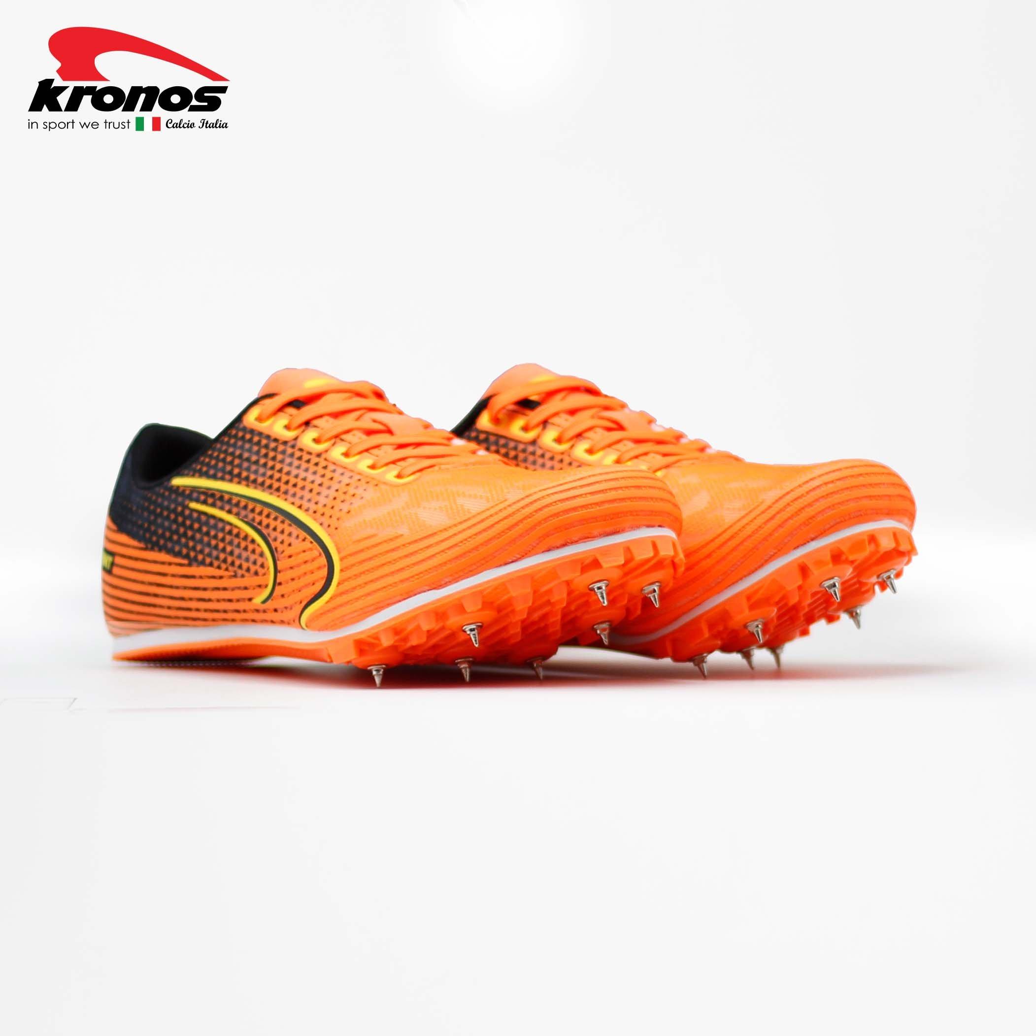 ORANGE/YELLOW - Kronos - Kronos Sprint Track Running Spikes - 5