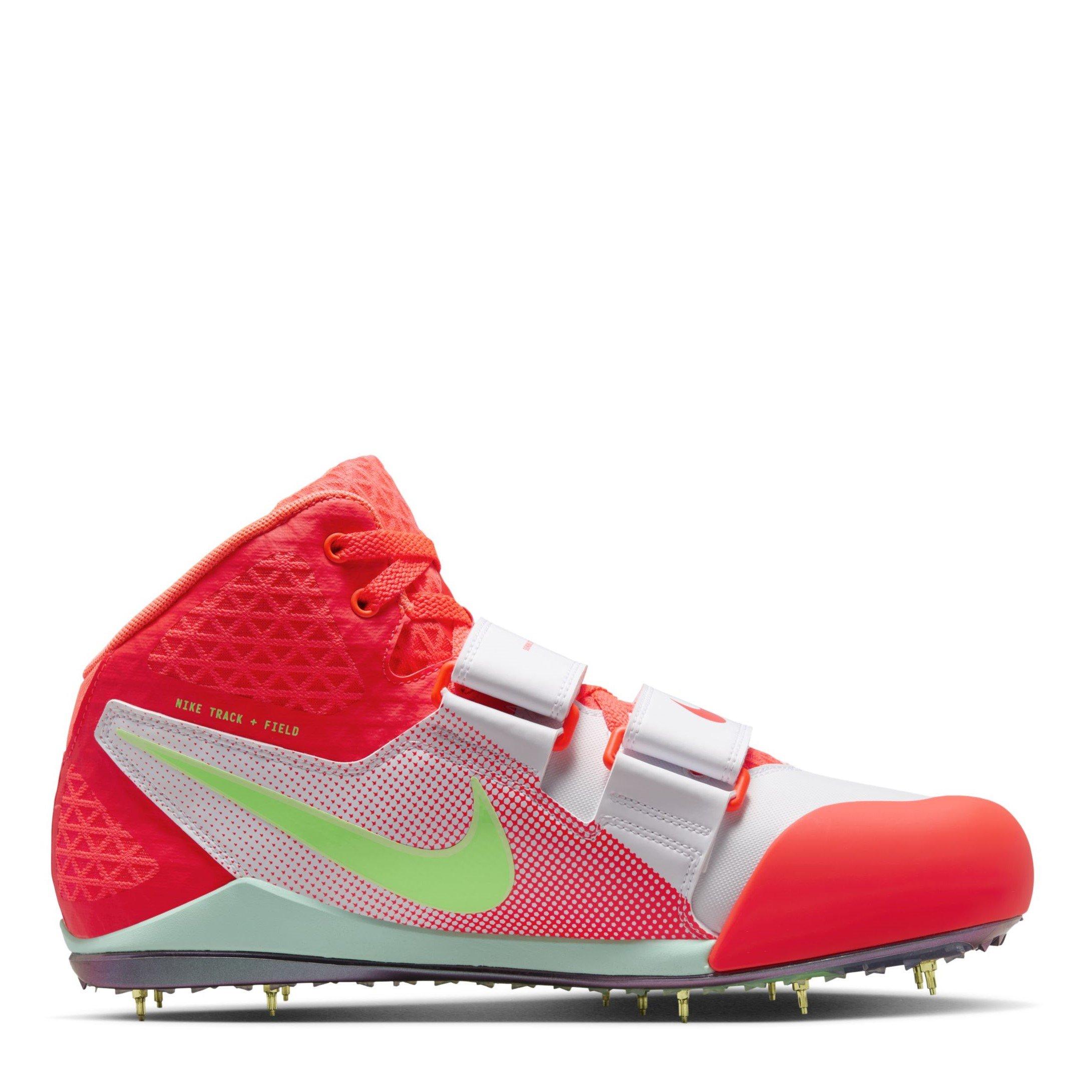 Nike Men's Track Running Spikes - White/Crimson - 8 (42.5)