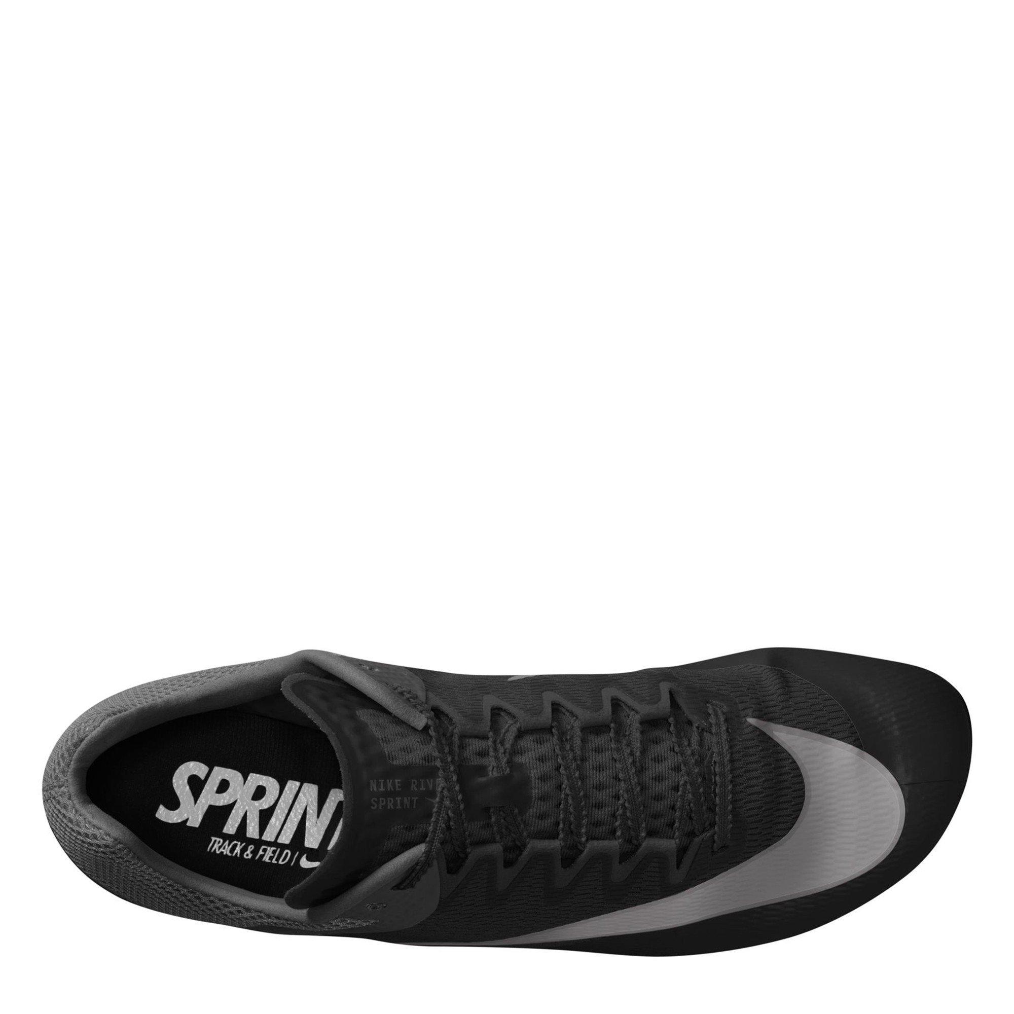 Black/Metallic - Nike - Men's Zoom Rival Sprint Track Running Spikes - 12