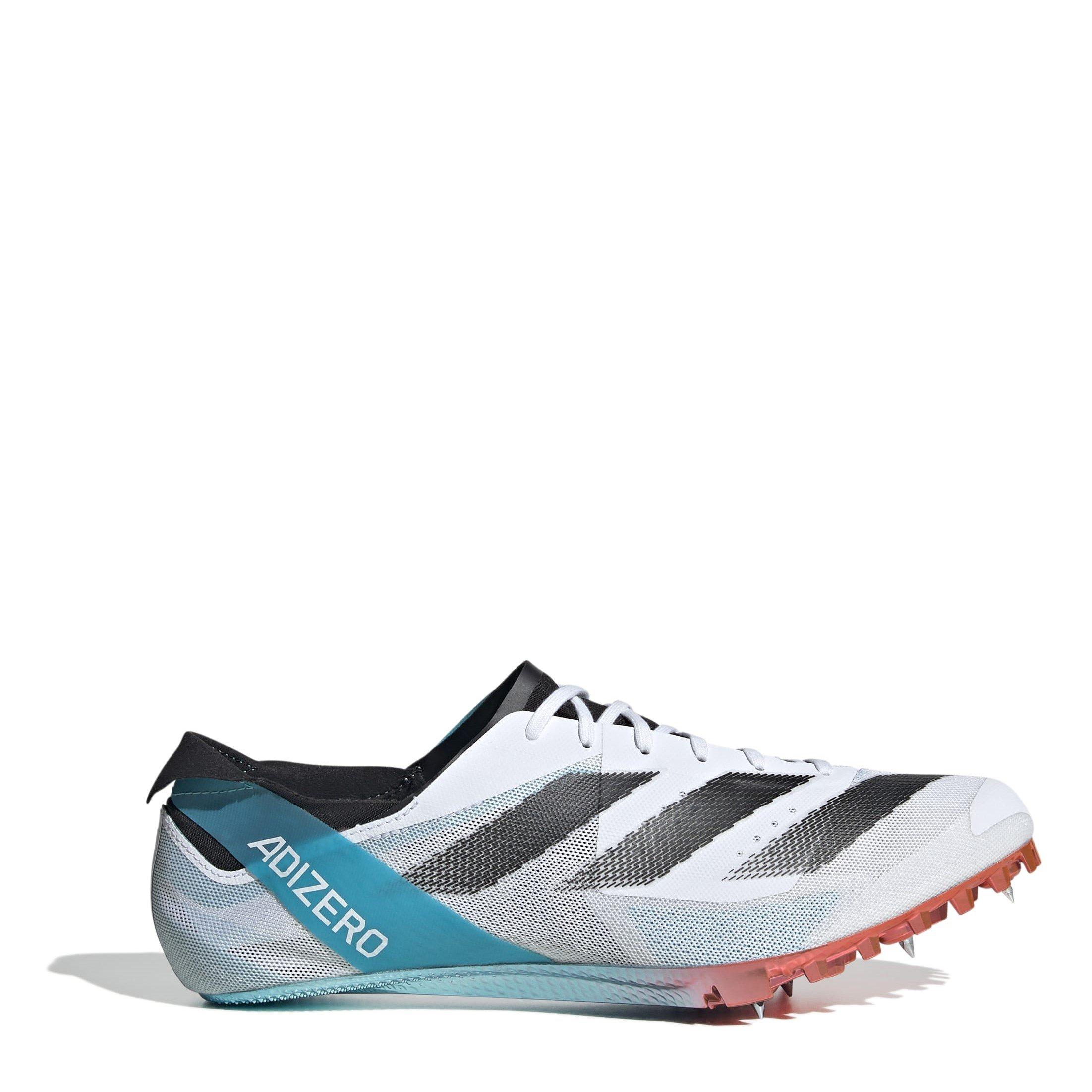 Adidas Men's Adizero Finss Track Running Spikes - Ftwr White - 13 (48.7)