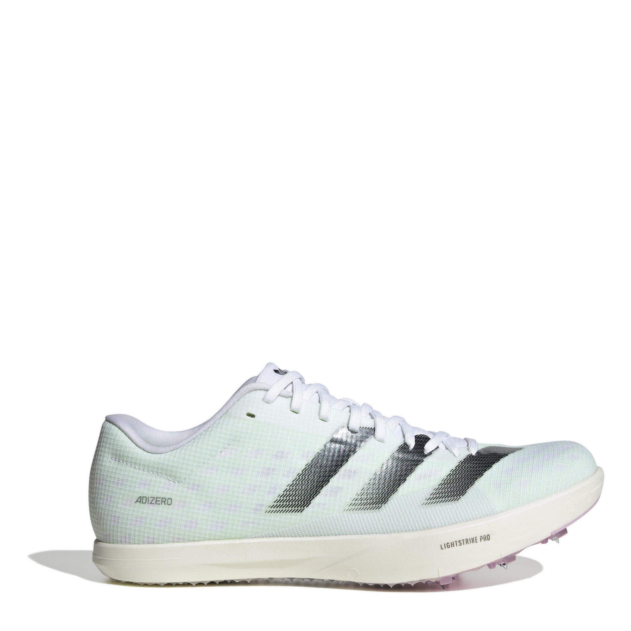 Adidas Men's Adizero Track Running Spike - Ftwr White - 12.5 (48)