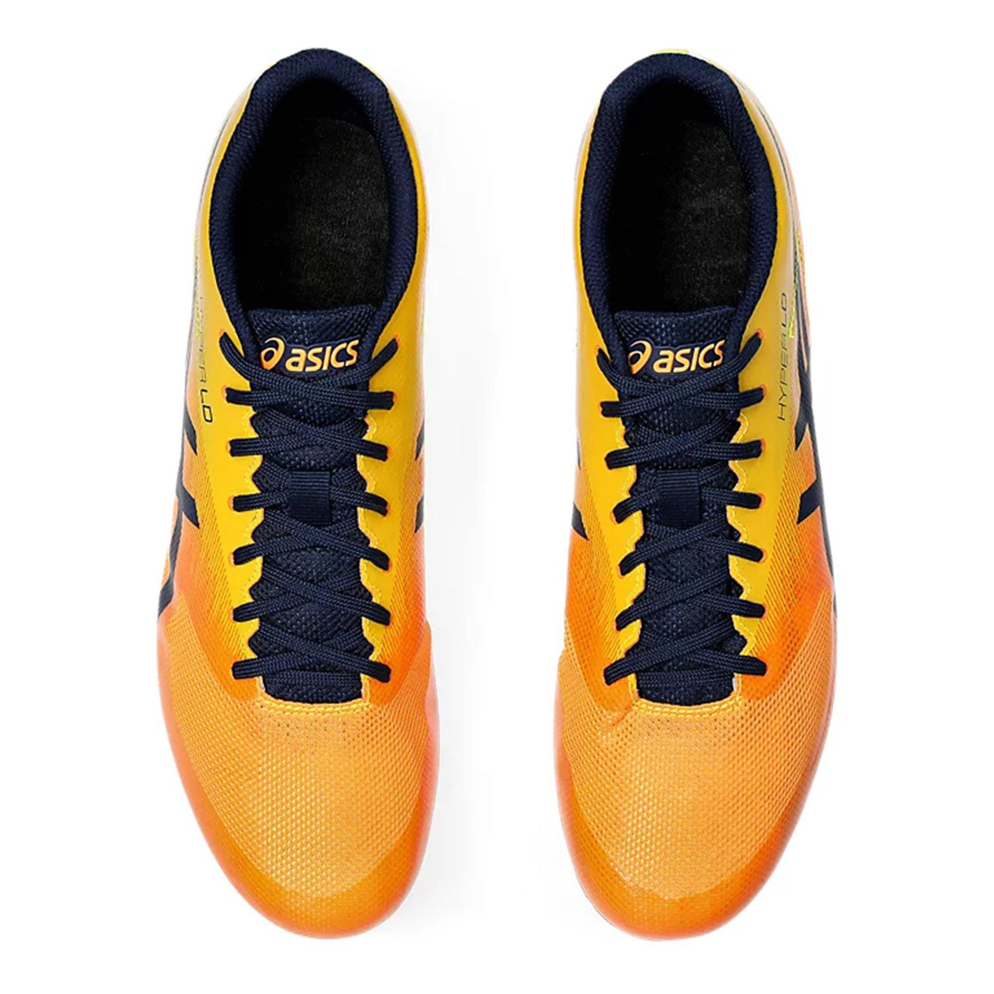 ORANGE /BLUE EX - Asics - Hyper LD 6 Adults Track Running Shoes - 3