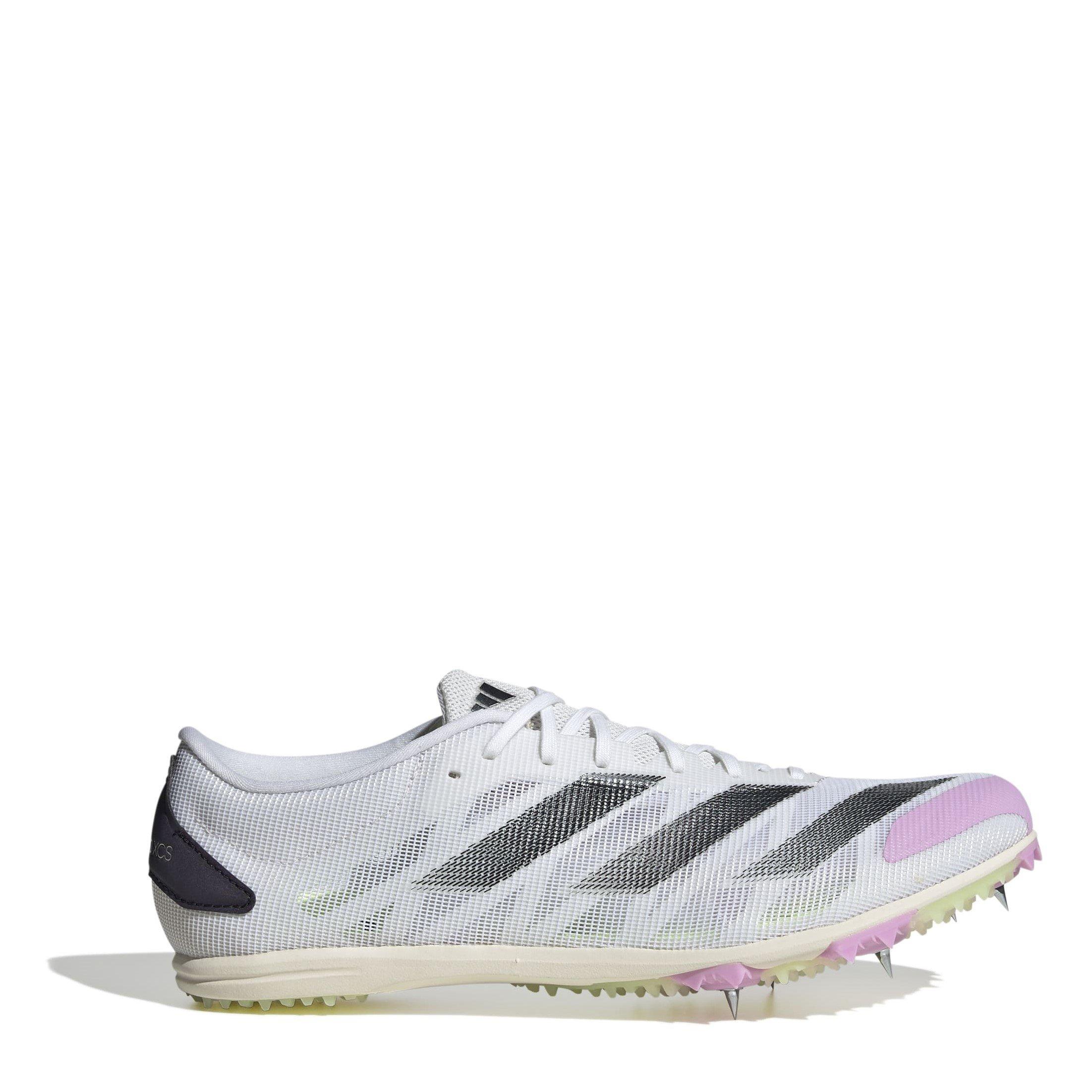 Adidas Men's Adizero Running Spikes - Ftwr White - 8.5 (42.7)