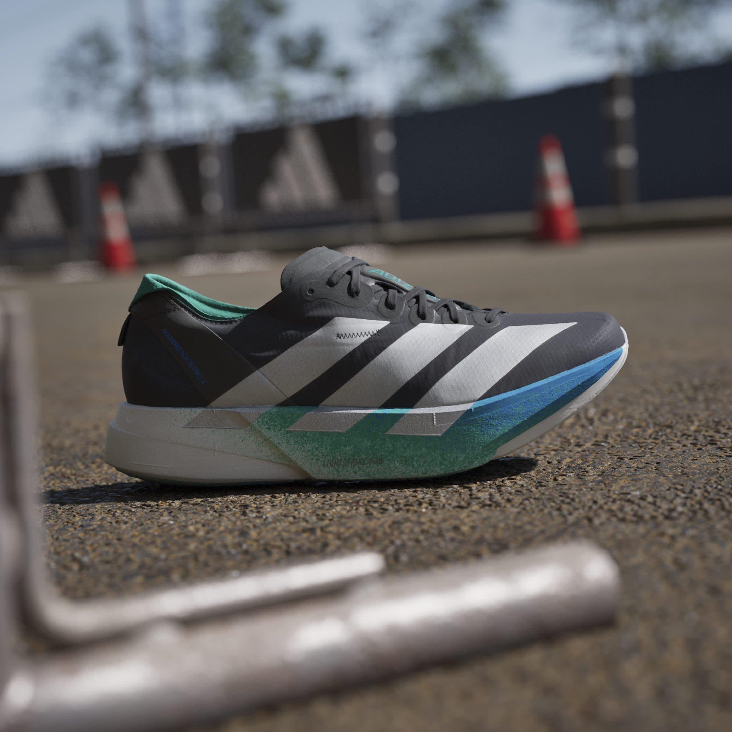 Core Black - adidas - Kids' Adizero Adios Pro 4 Track Running Shoes - 10