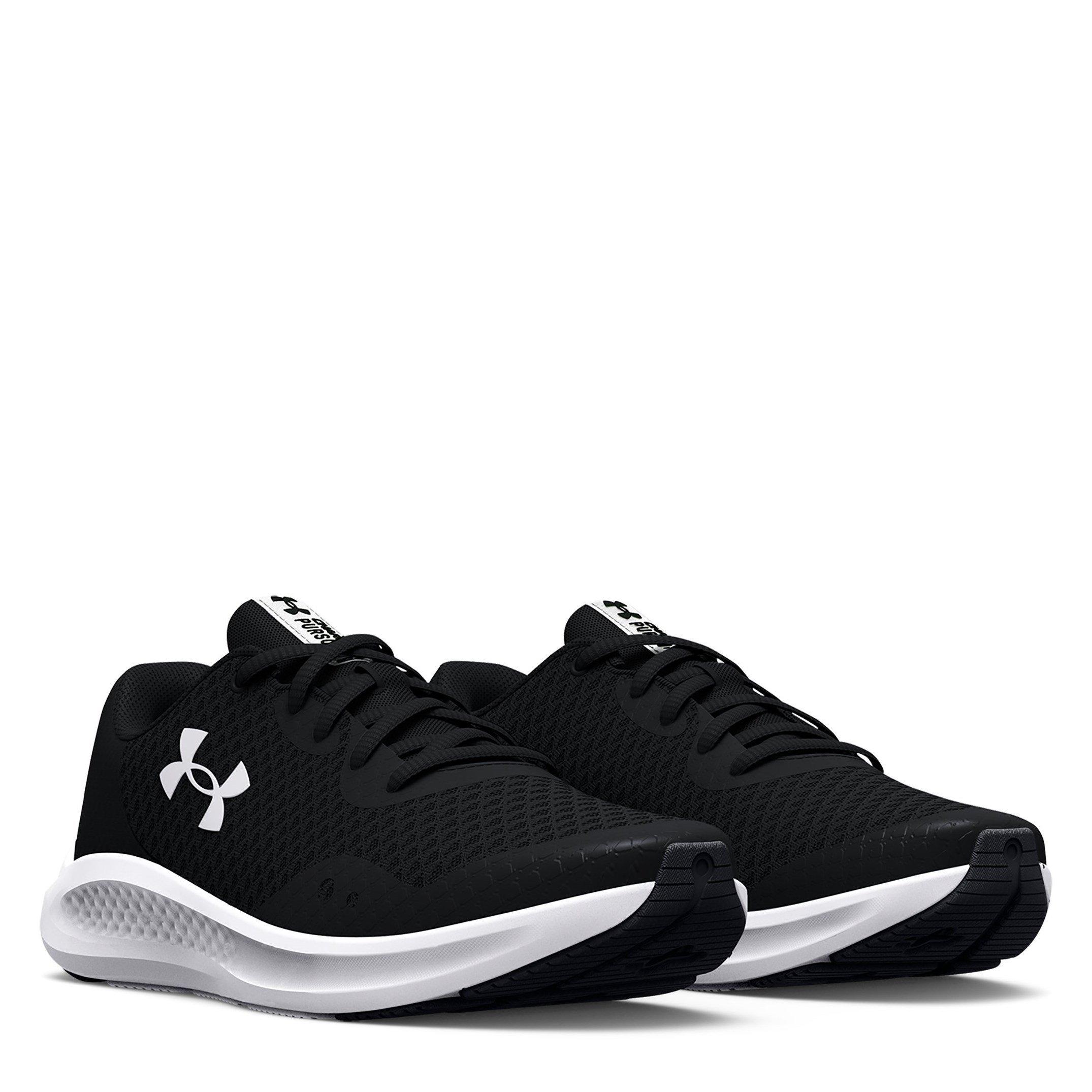 Sort/Hvid - Under Armour - BGS Charged Pursuit 3 Running Shoes Junior Boys - 5