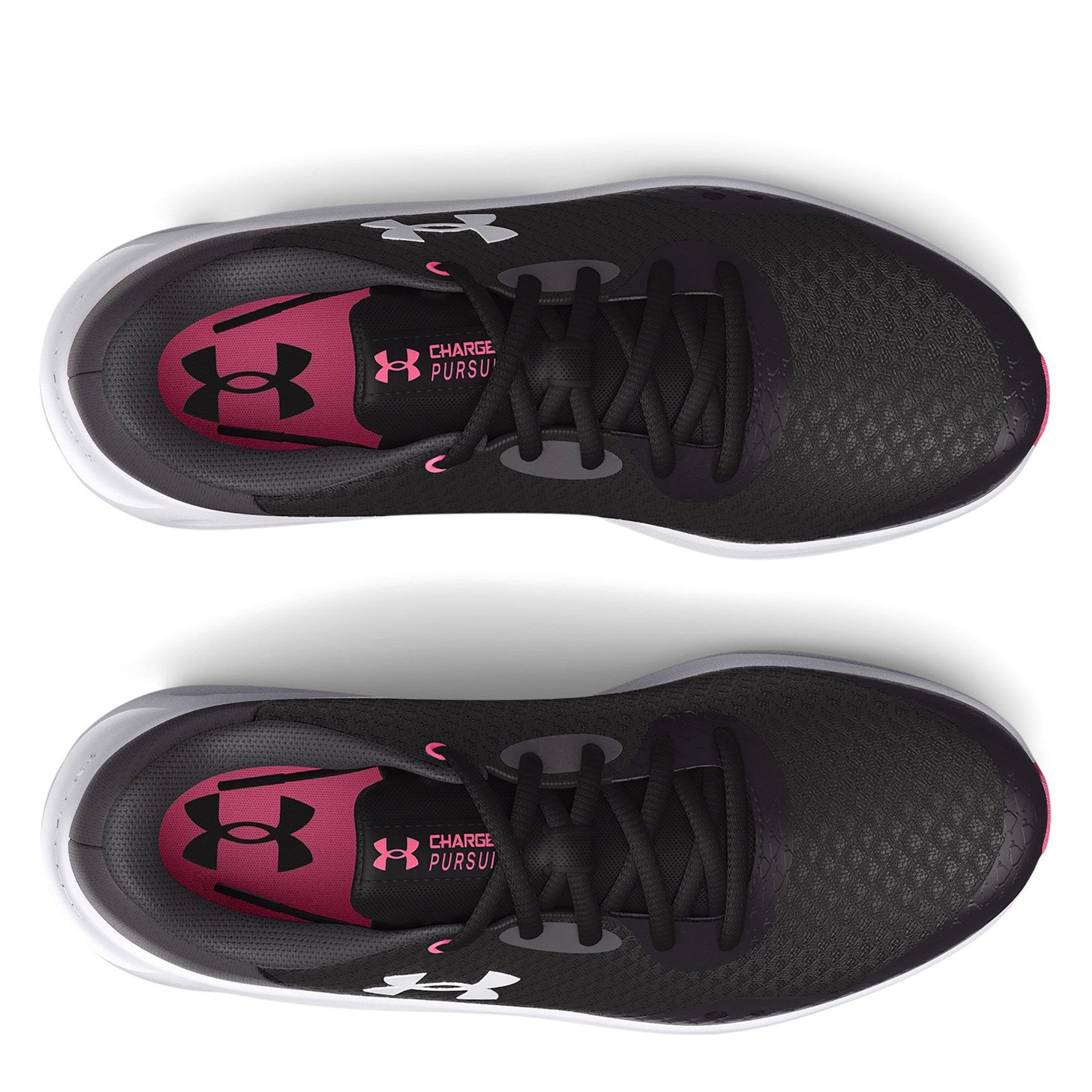 Black - Under Armour - Kids' Charged Pursuit Runner - 4