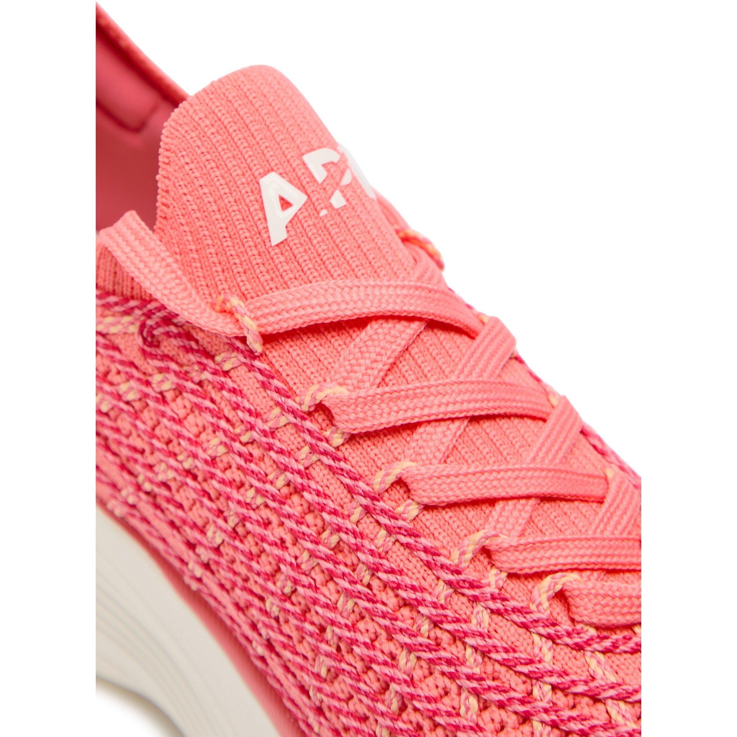 PINK - Athletic Propulsion Labs - Women's Zipline Knit Road Running Shoes - 4