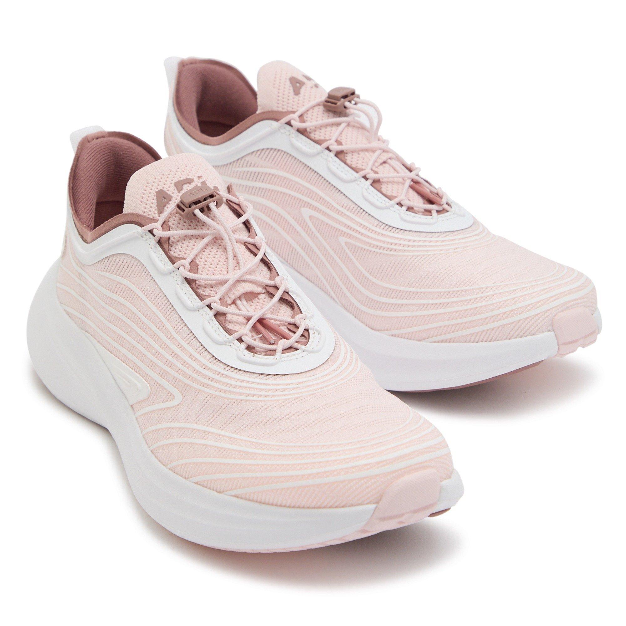PINK AND WHITE - Athletic Propulsion Labs - Women's Veil Knit Road Running Shoes - 3