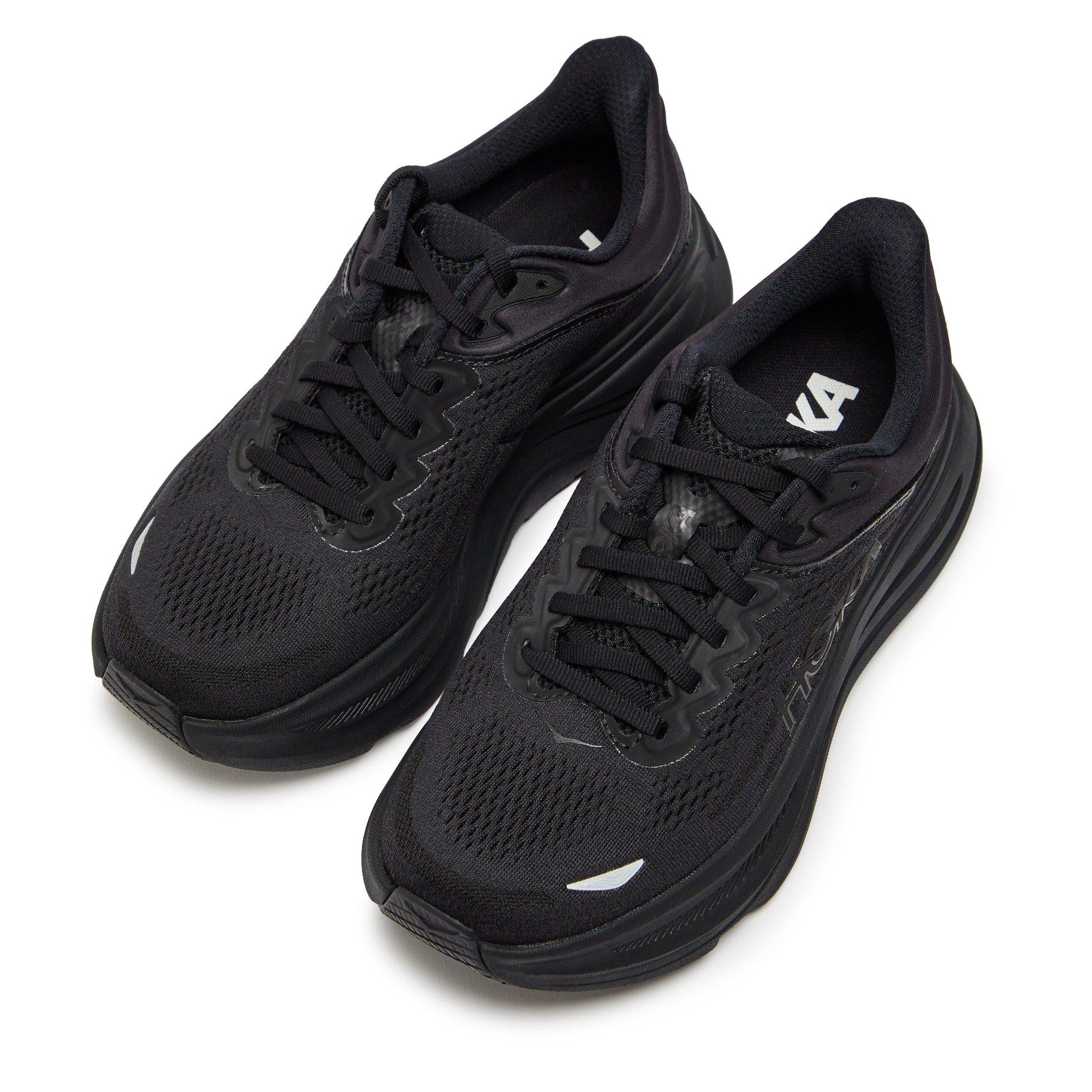BLACK - Hoka - Women's Bondi 9 Everyday Neutral Road Running Shoes - 3