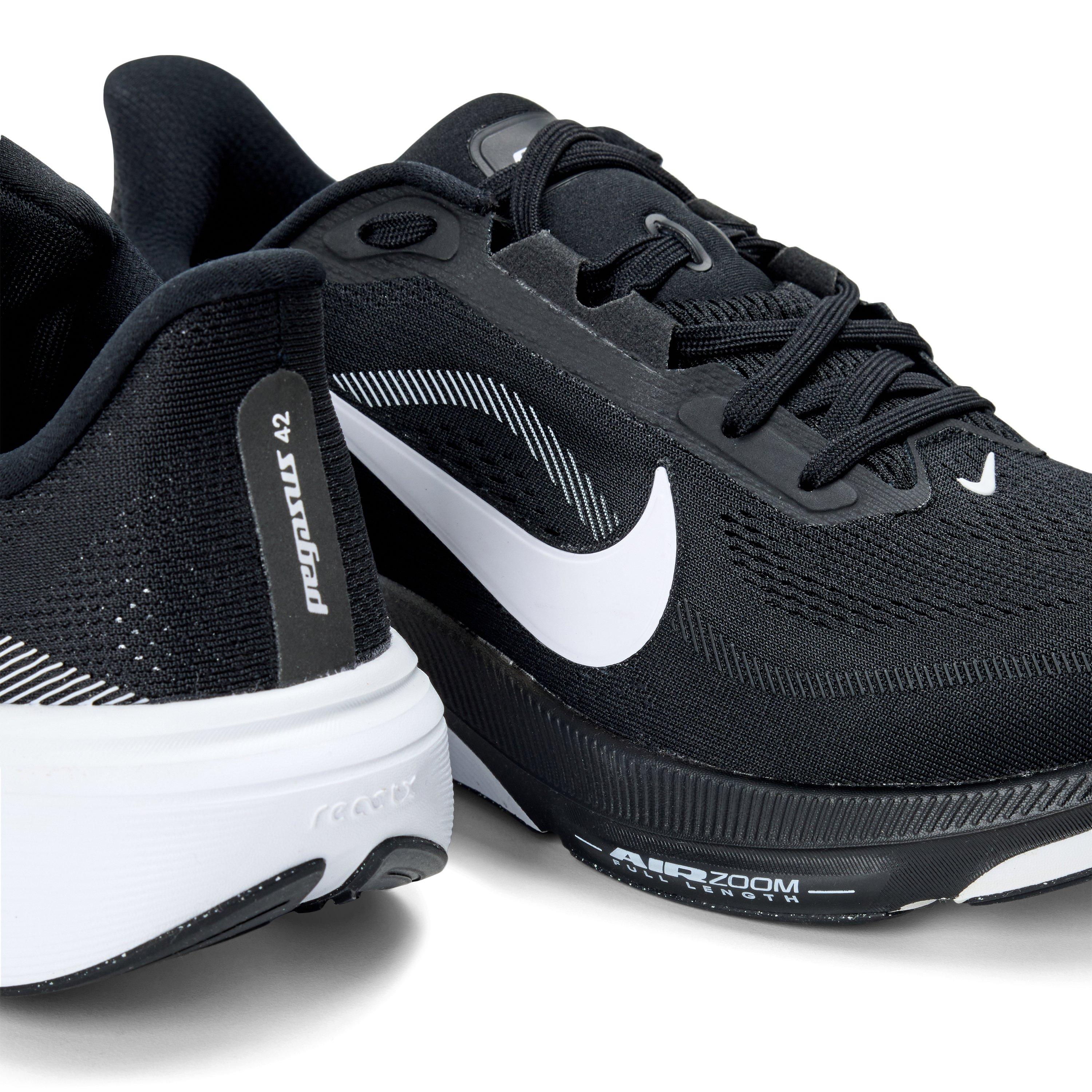 BLACK - Nike - Men's Pegasus 42 Road Running Shoes - 3