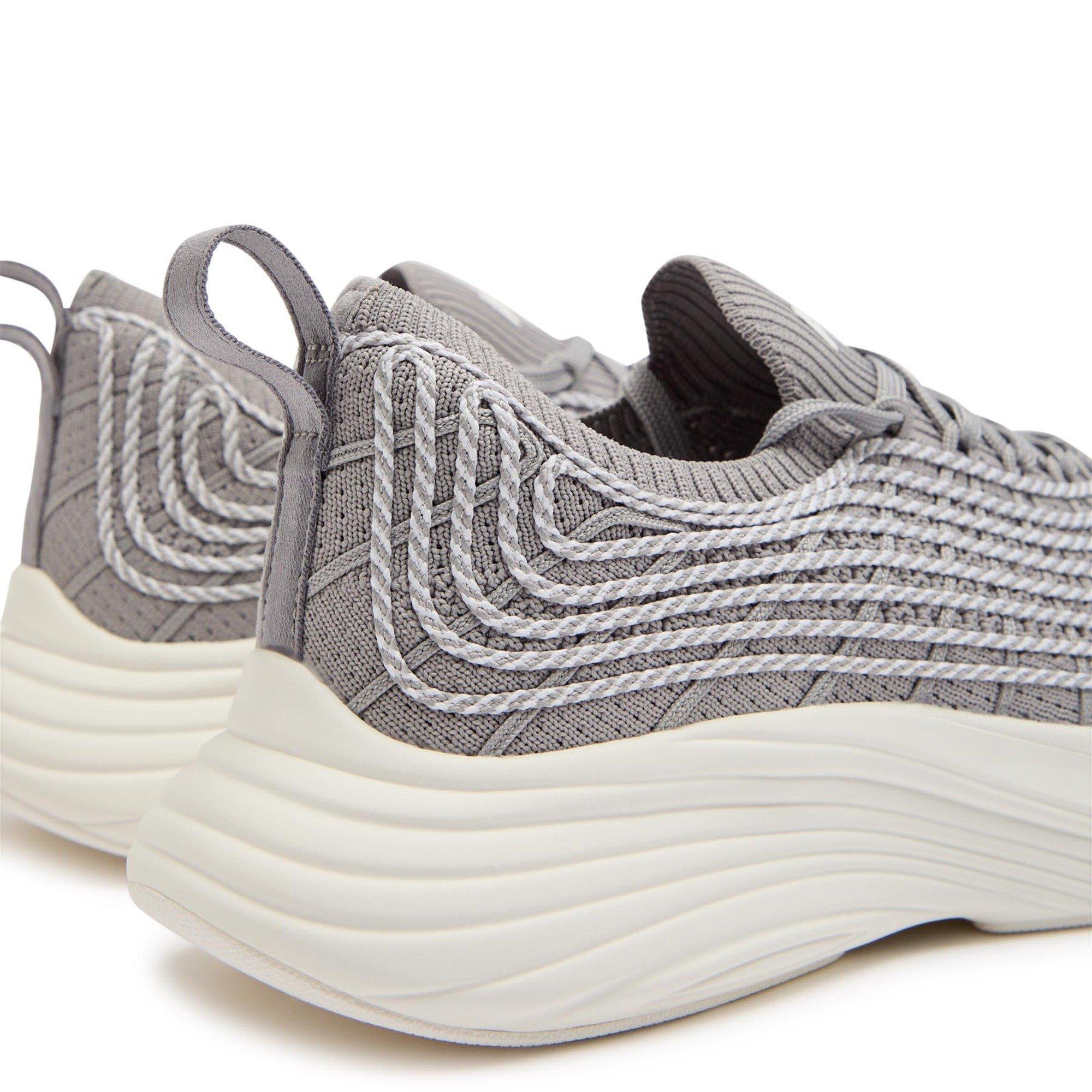 GREY - Athletic Propulsion Labs - Women's Zipline Everyday Knit Road Running Shoes - 4