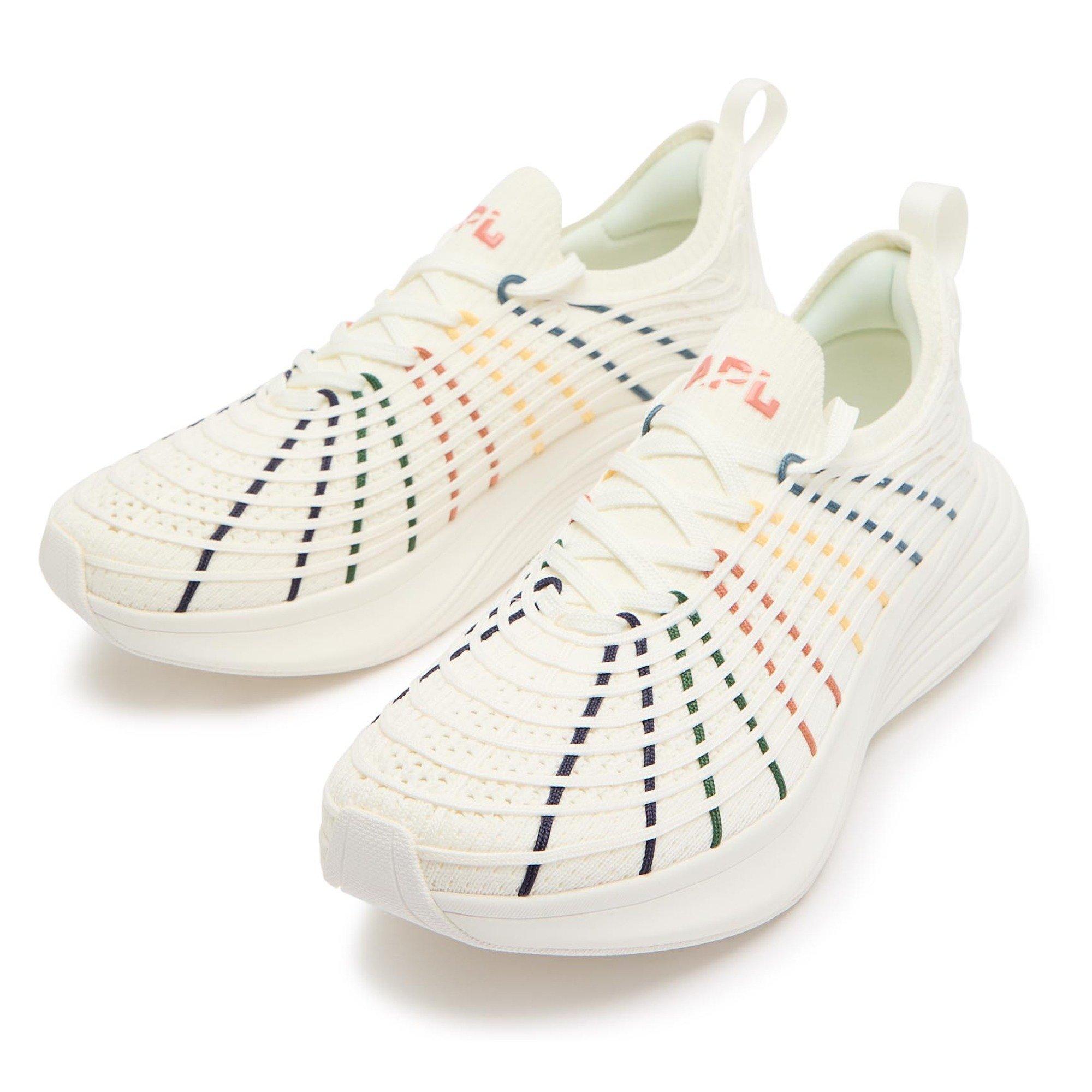 WHITE AND OTHER - Athletic Propulsion Labs - Women's Zipline Knit Everyday Neutral Road Running Shoes - 3